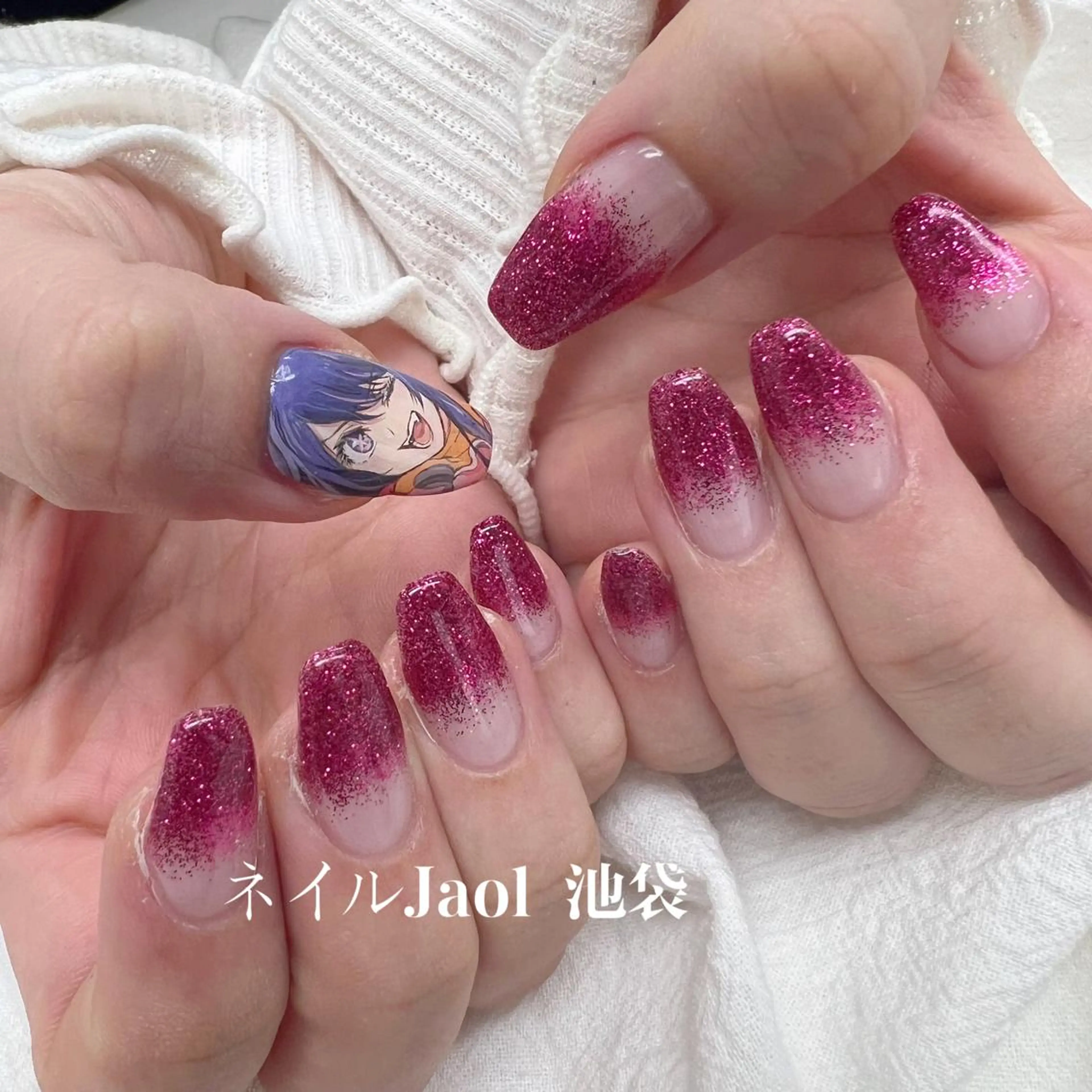 ミディアム ネイルJaol 池袋のネイルデザイン