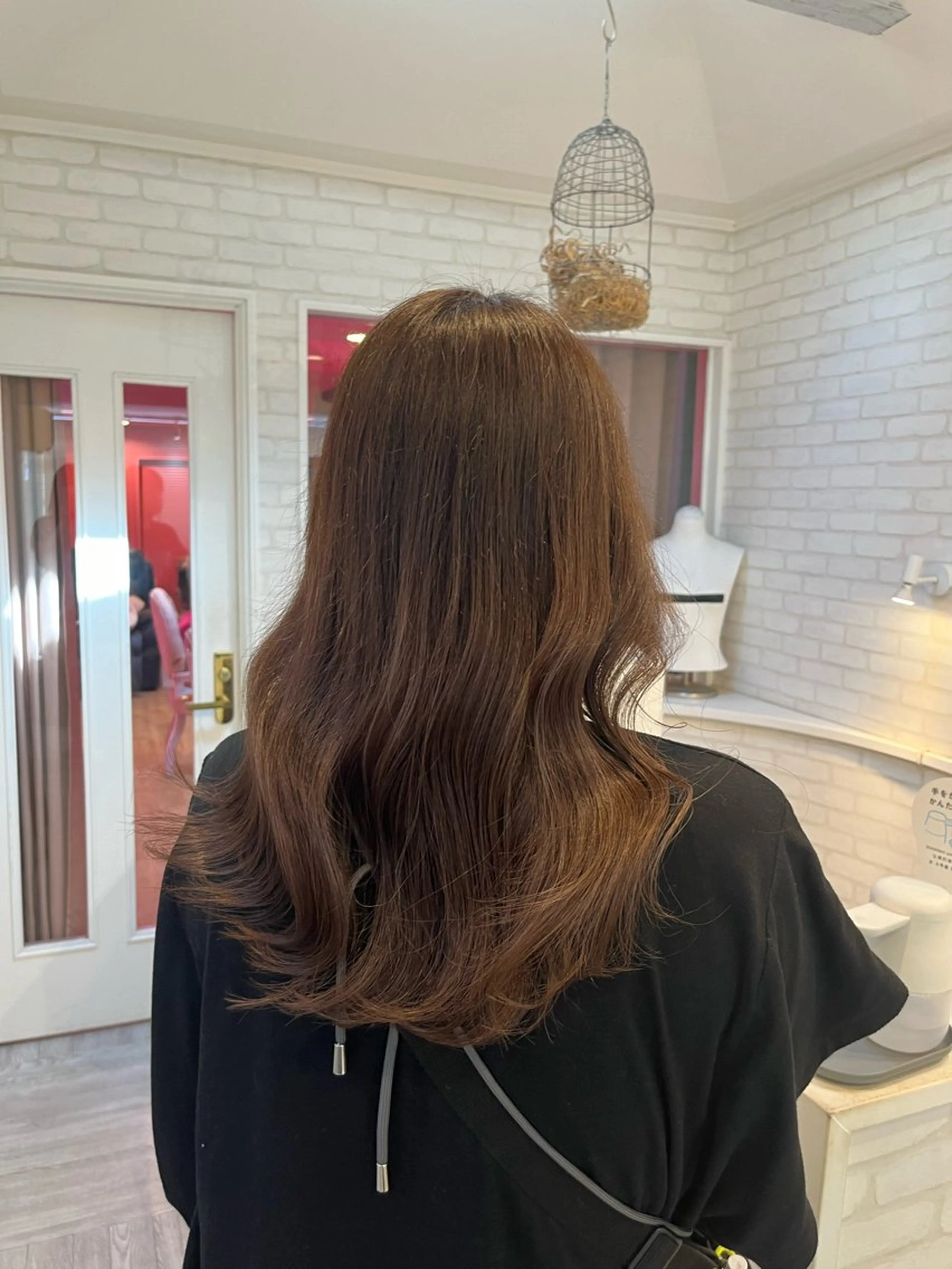 カラー ベージュカラー ブリーチ 透明感カラー ブリーチなしカラー ヘアカラー 阿部 うららのヘアスタイル