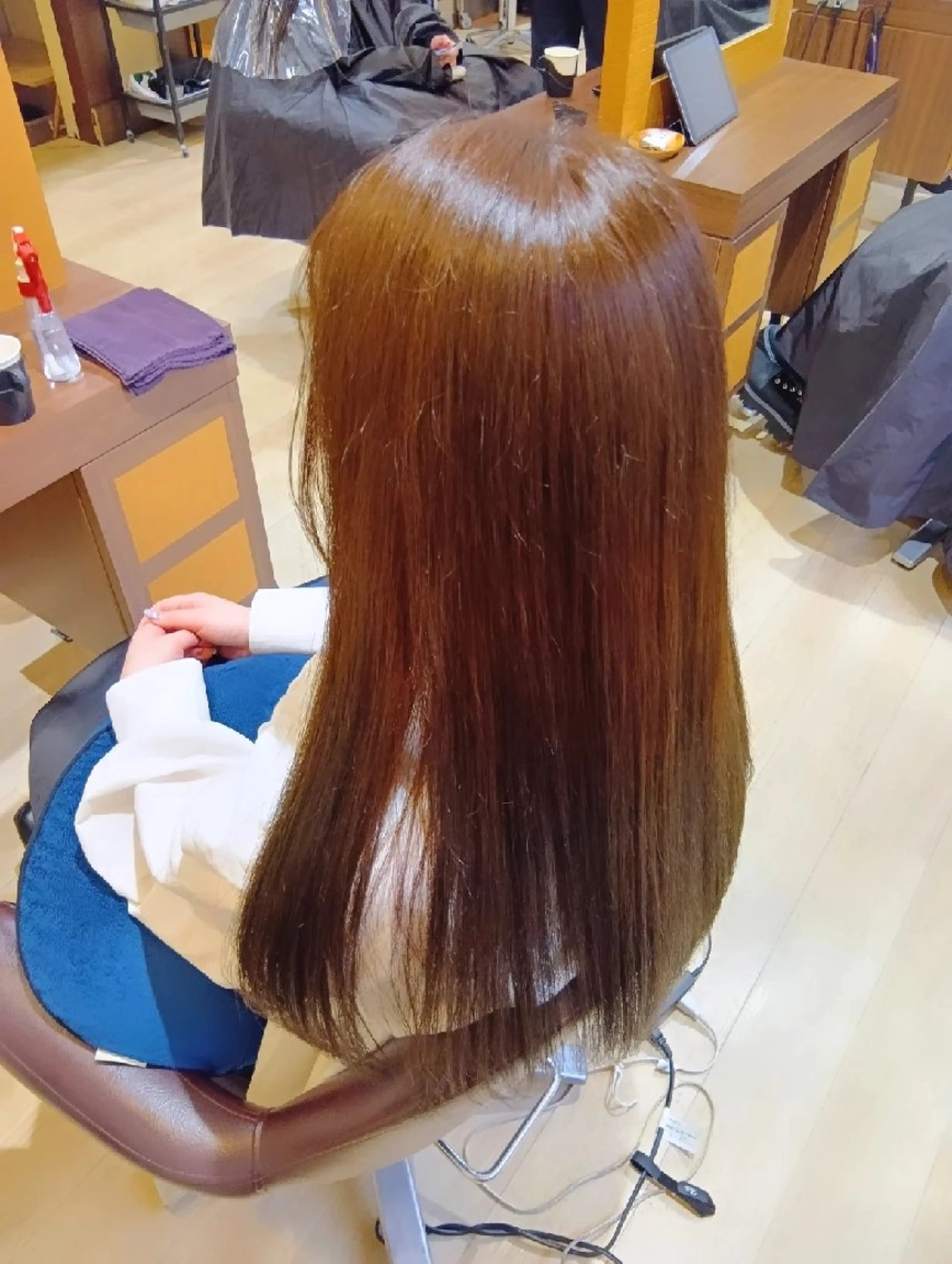 カラー ロング ブリーチ 髪質改善 トリートメント ヘアカラー トリートメント 小林暢🌟Orque 髪質改善サロン🌙のヘアスタイル