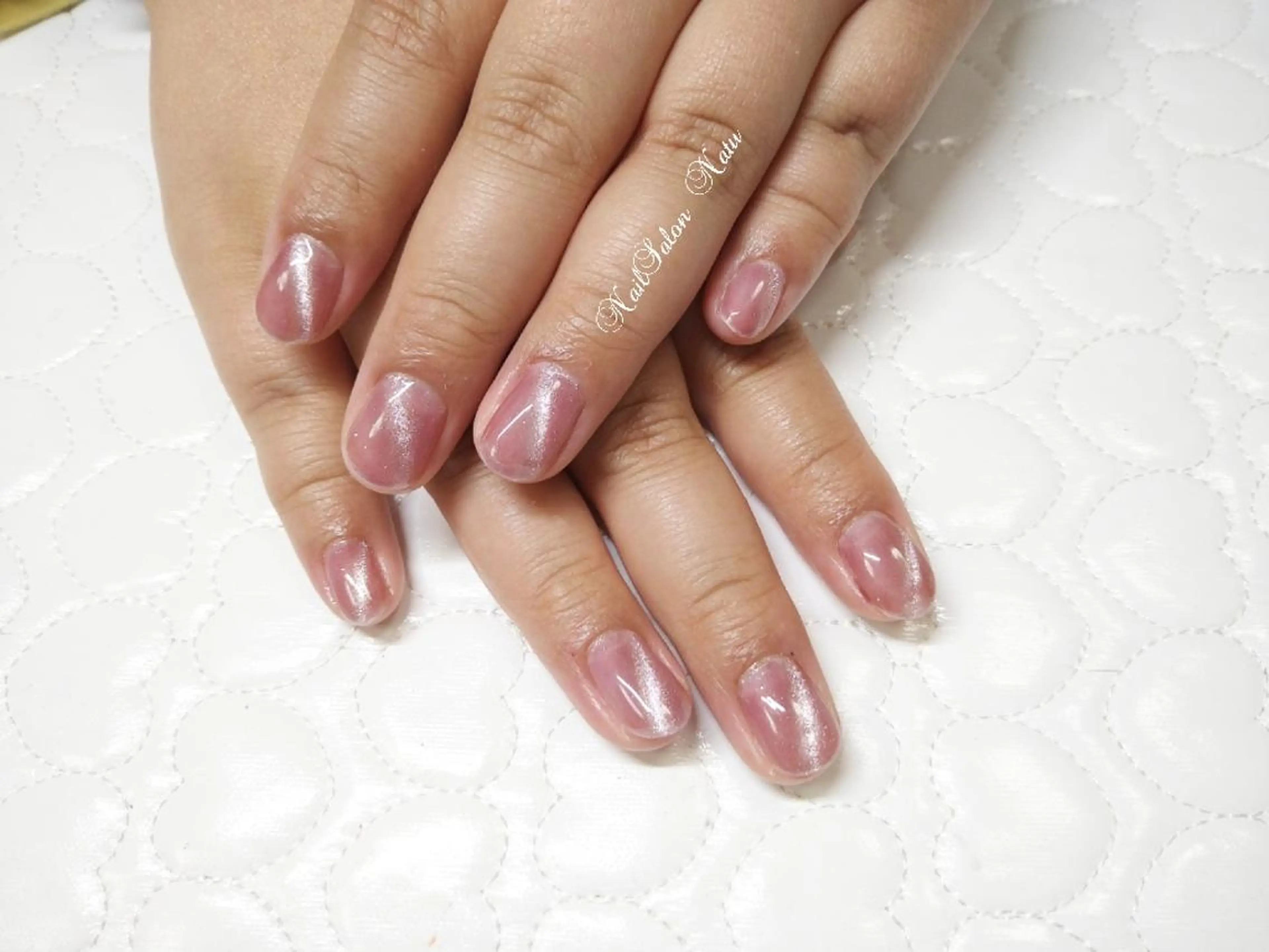 ネイル マグネットネイル ワンカラーネイル nailsalon Natuのネイルデザイン