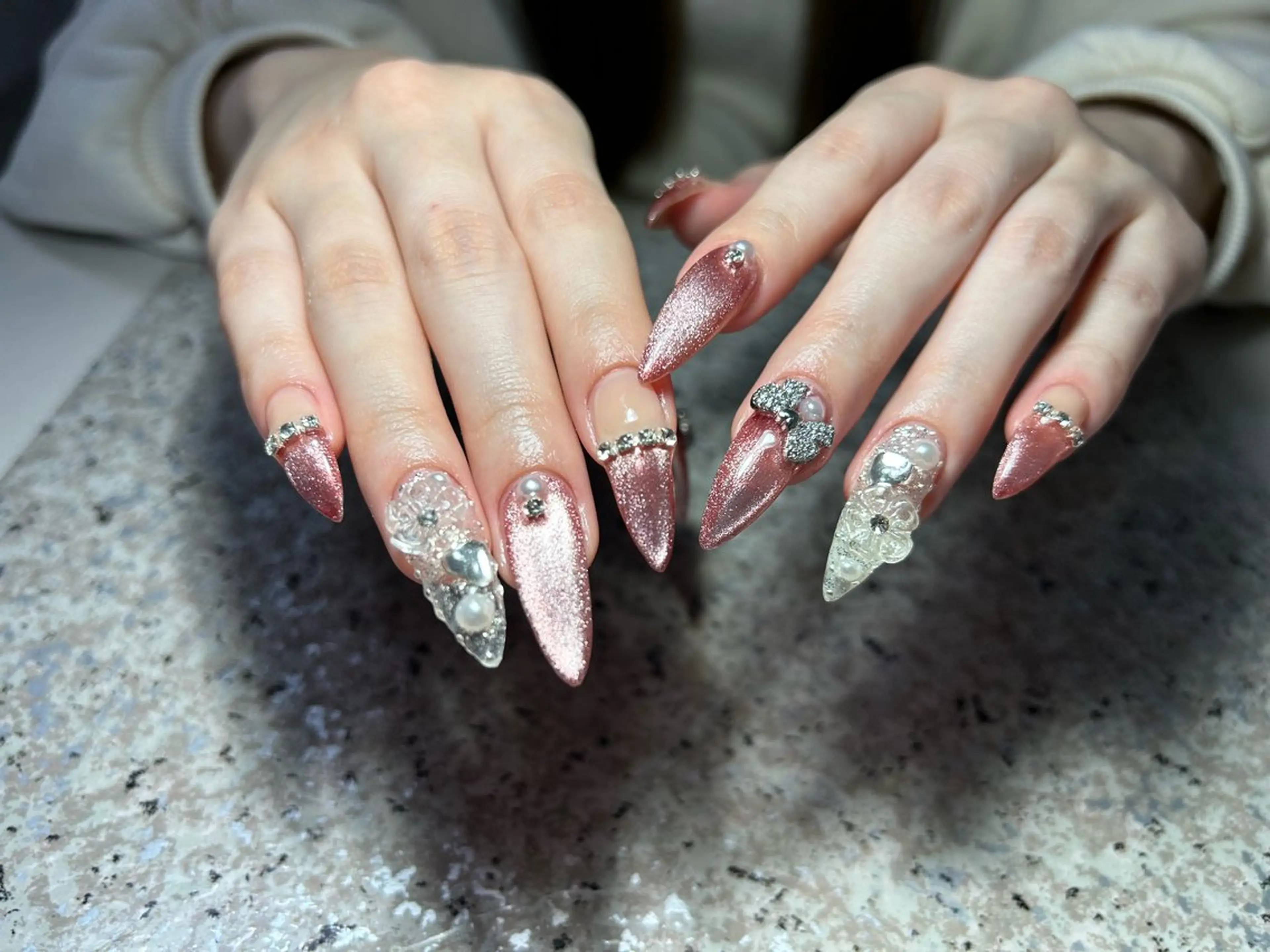 ネイル ハンドネイル nailroom‪ sb‪‪𓈒𓂂𓏸のネイルデザイン