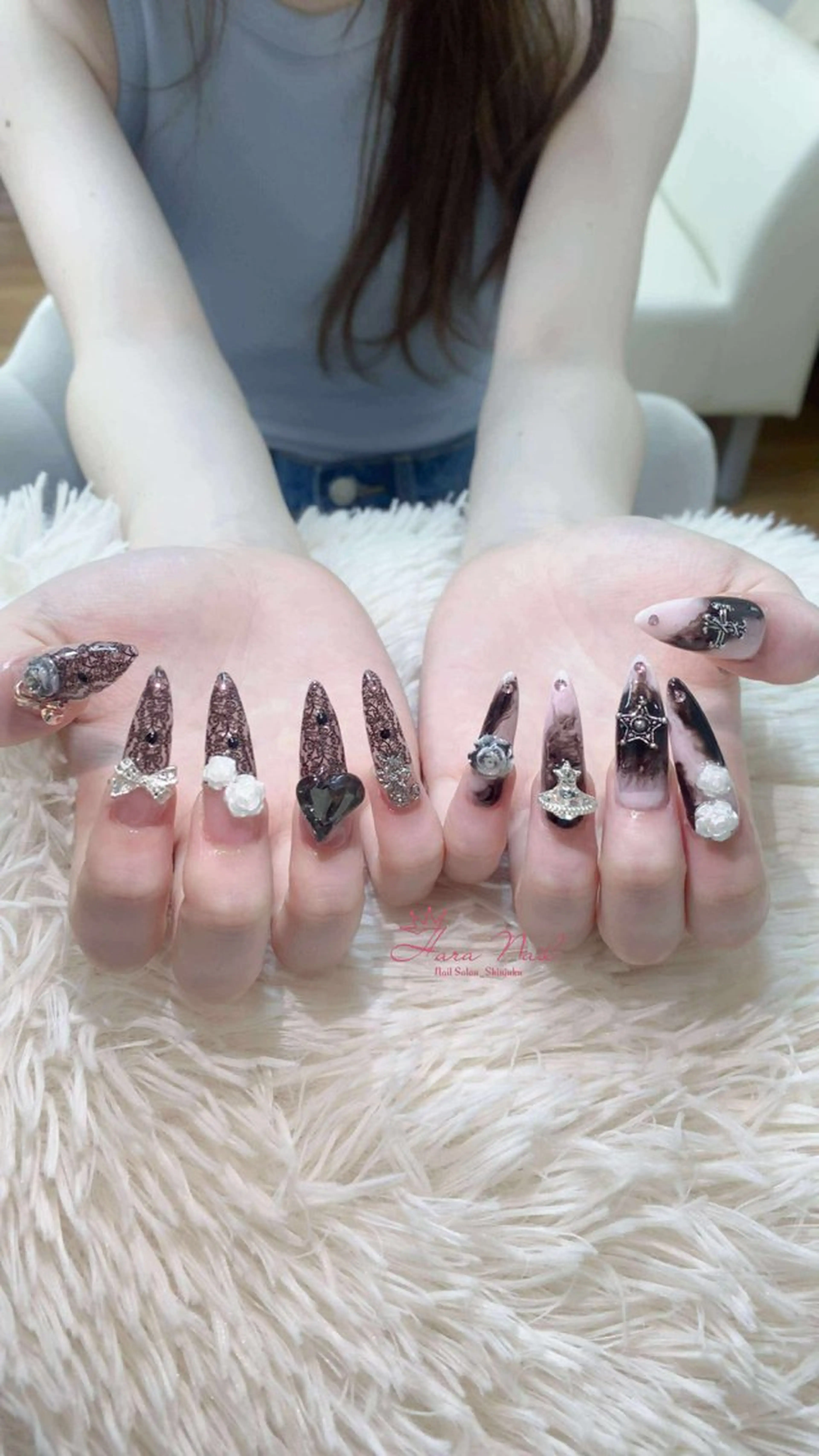 ネイル ハンドネイル ハンドケア Hara Nail 【パラジェル使用】のネイルデザイン