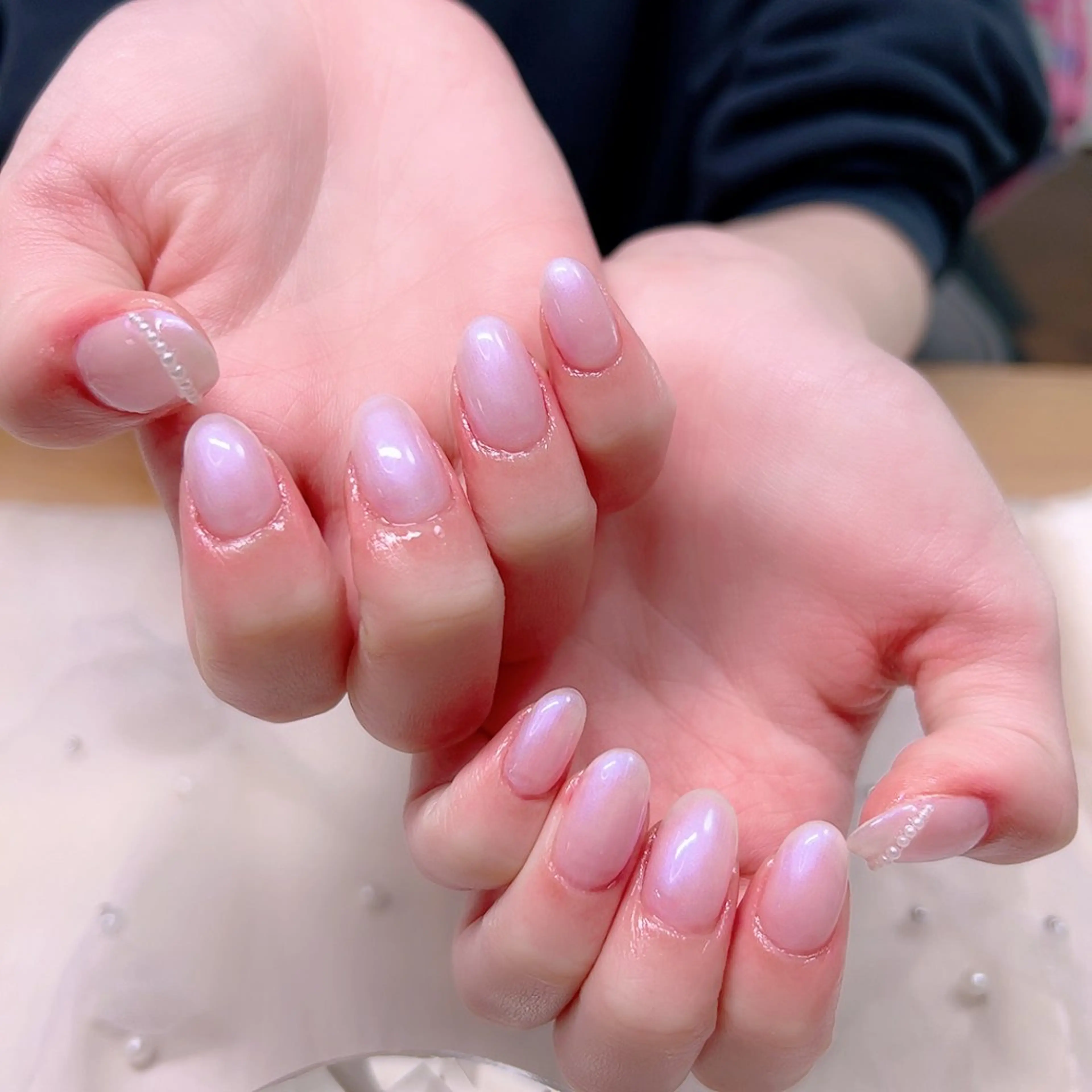 ネイル ワンカラーネイル バレンタイン Cute Tips nailのネイルデザイン