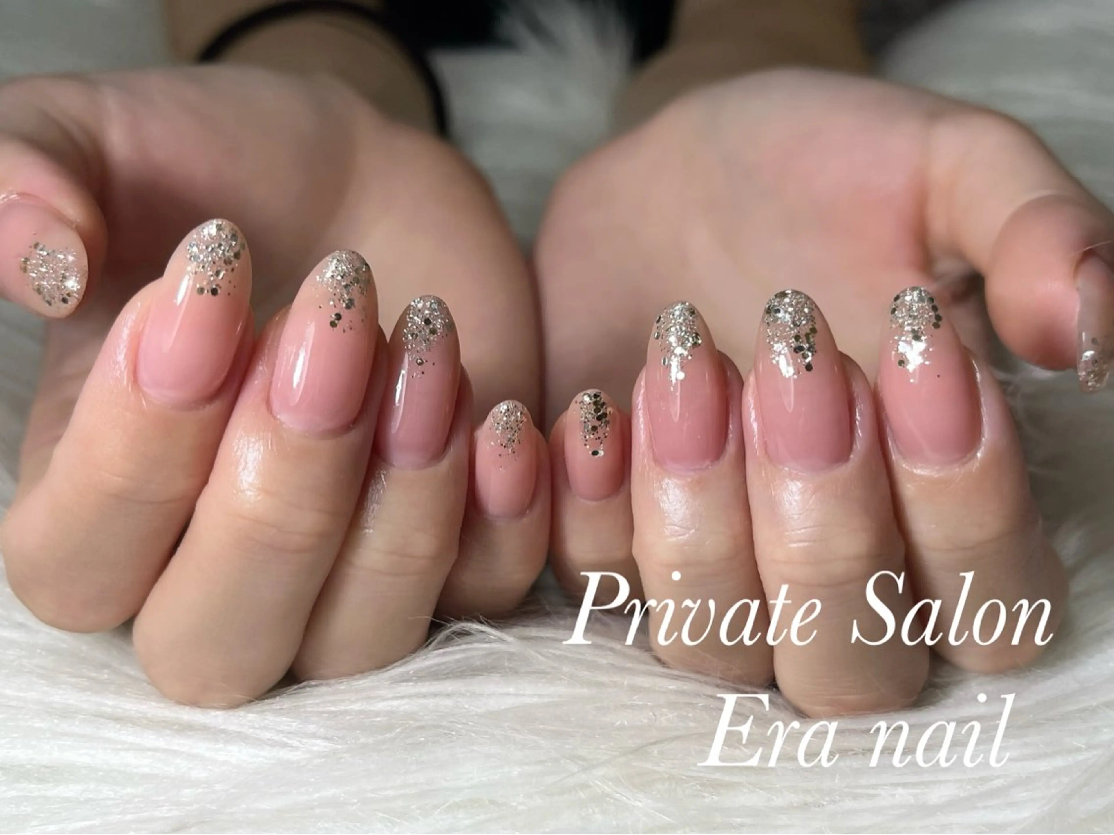 ネイル ラメ(グリッター) ワンカラーネイル ハンドネイル Era nailのネイルデザイン