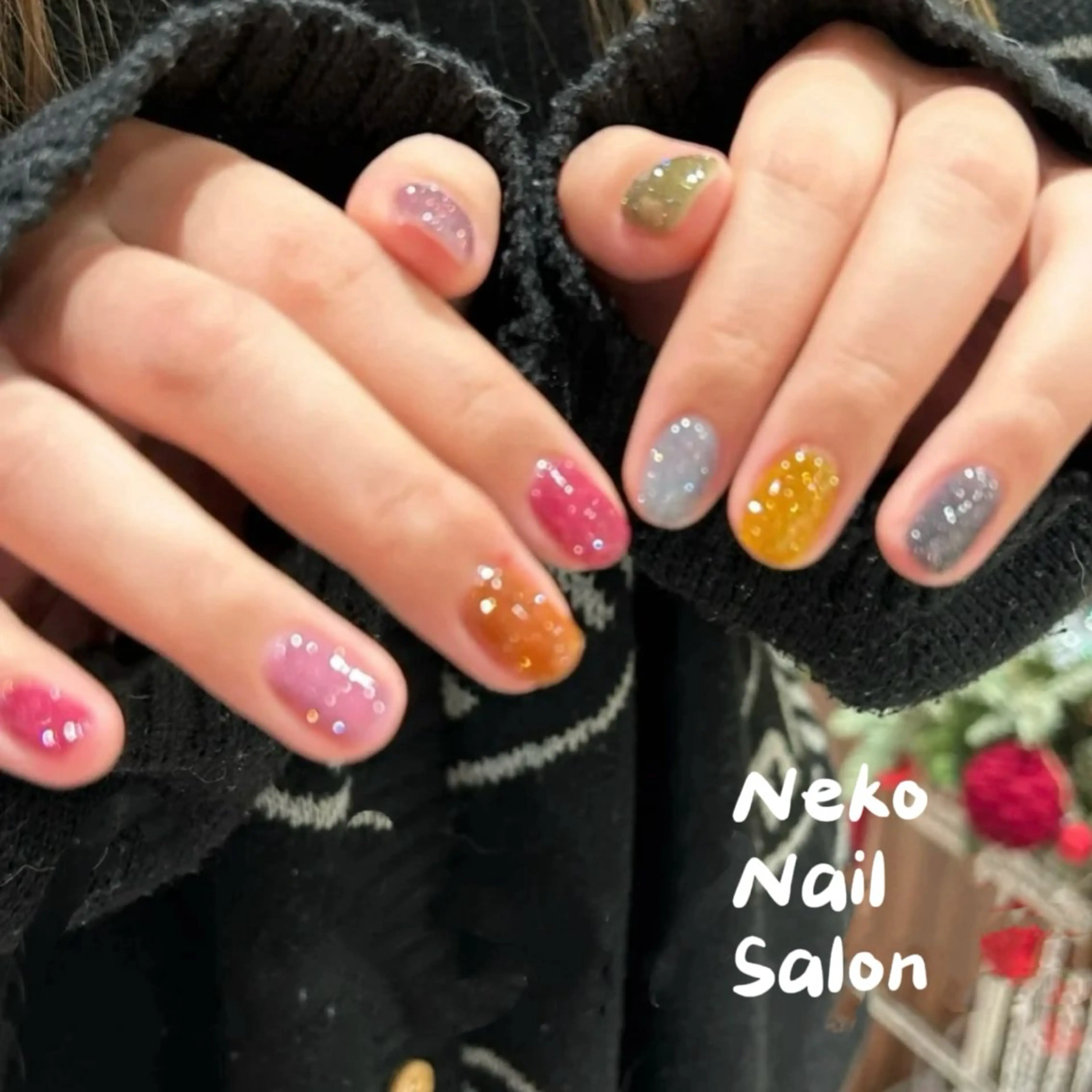 ネイル フラッシュネイル neko nailのネイルデザイン