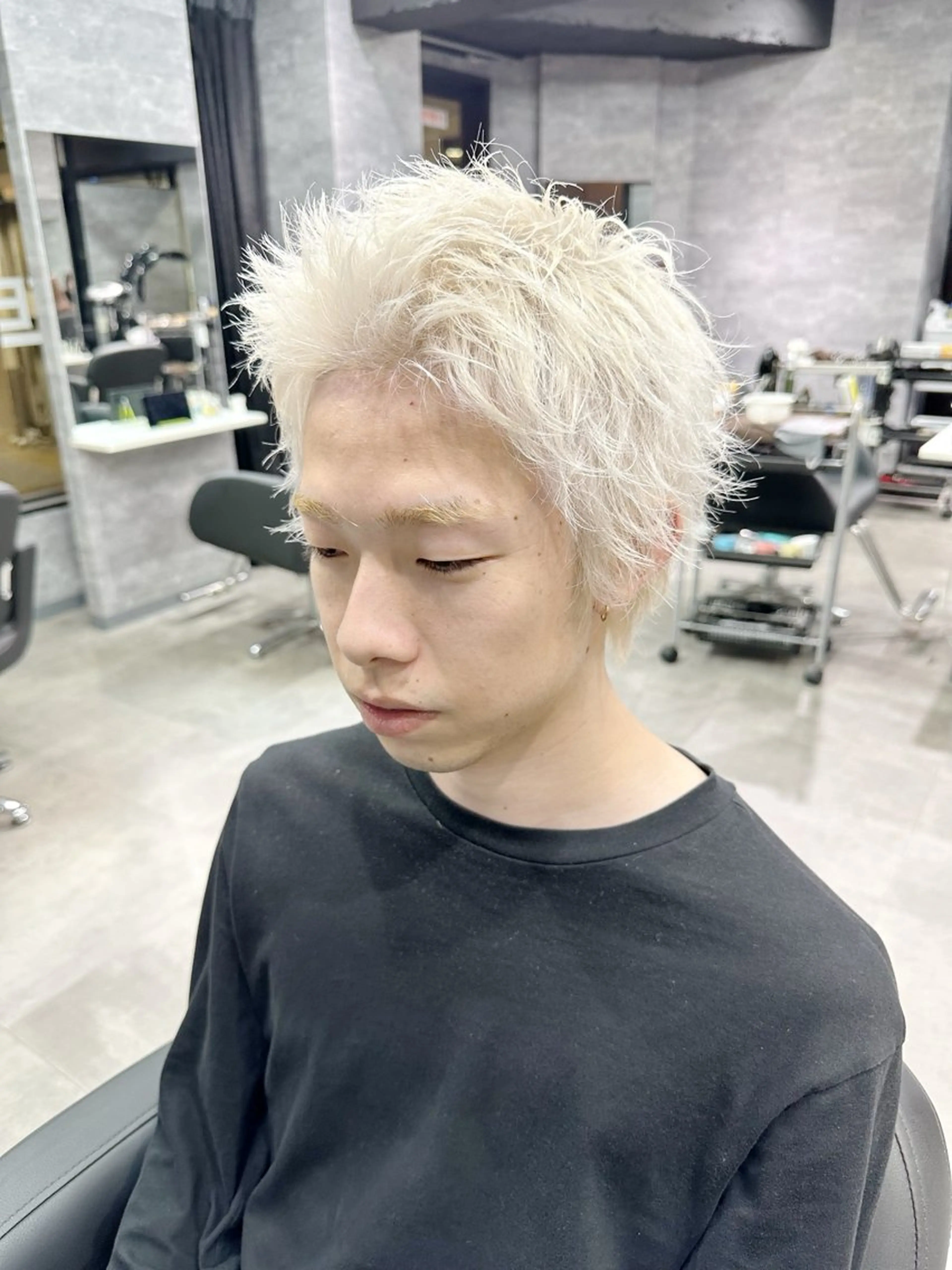 カット＋ダブルカラーの写真