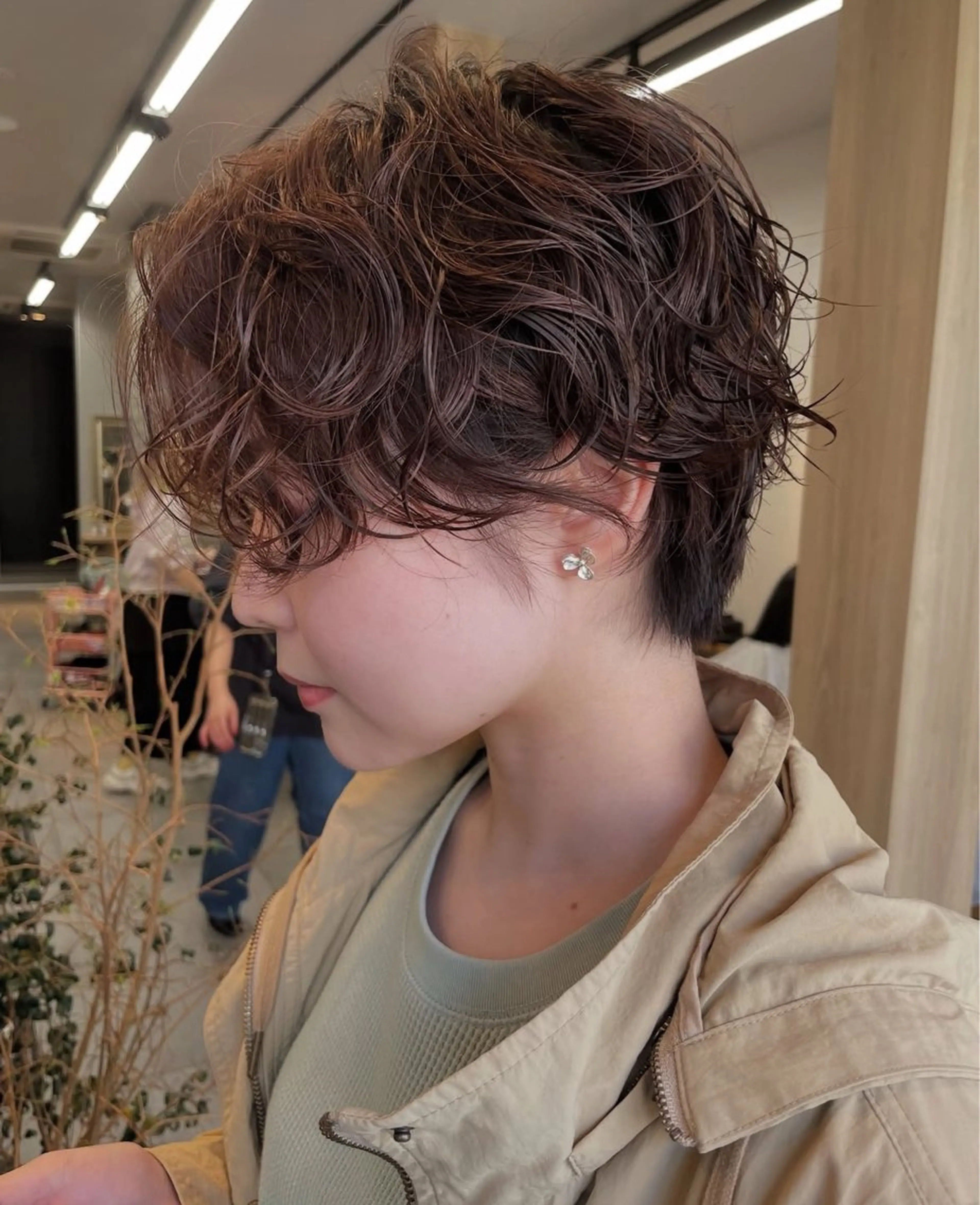 ショート パーマ ハンサムショート ショートヘア ✨大人ショートヘア ✨ロイのヘアスタイル