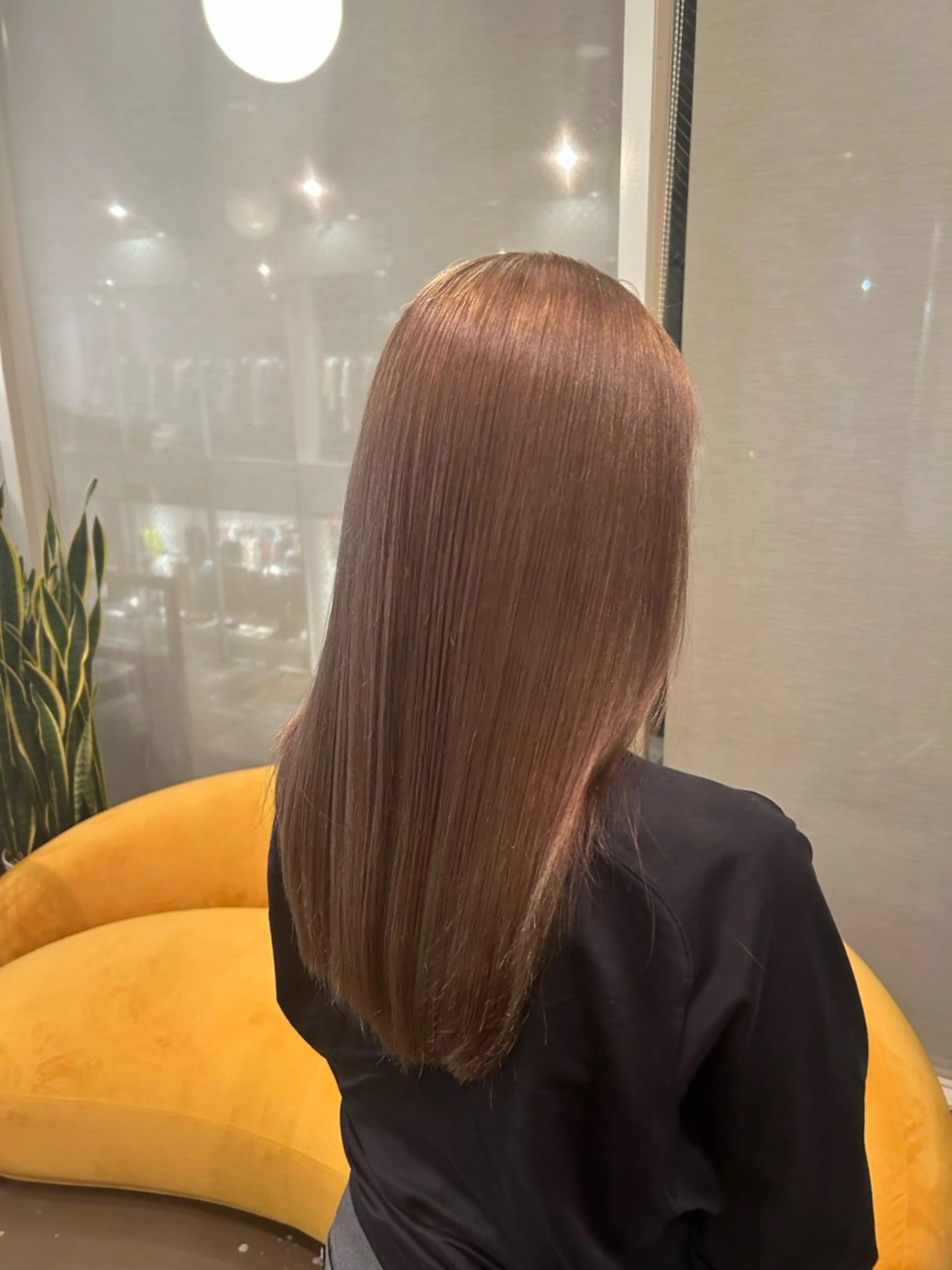 ロング カラー ヘアアレンジ ベージュカラー 🌼REINA 🌼韓国ボブ🌼赤坂のヘアスタイル