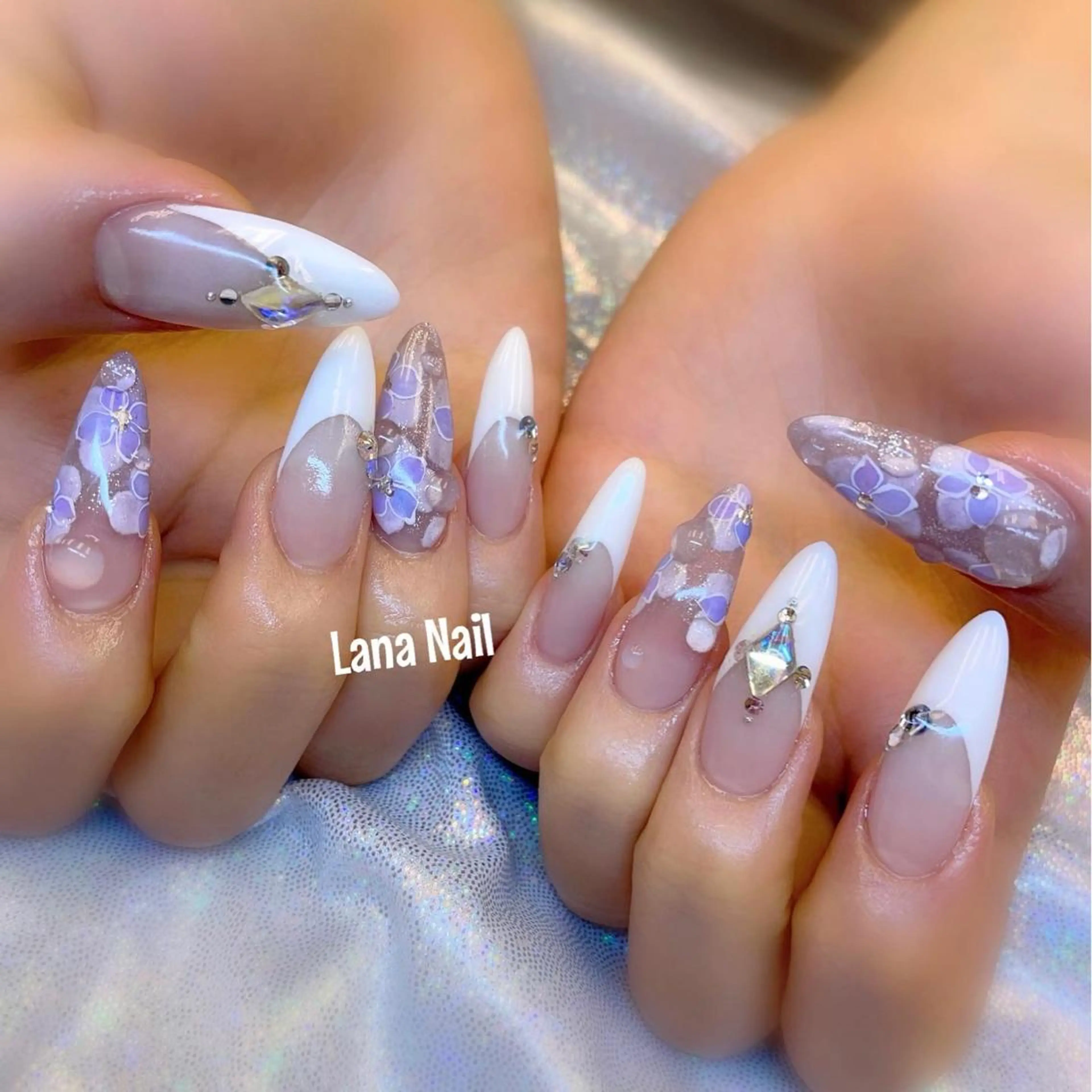ネイル ロングネイル スカルプネイル Lana Nailのネイルデザイン