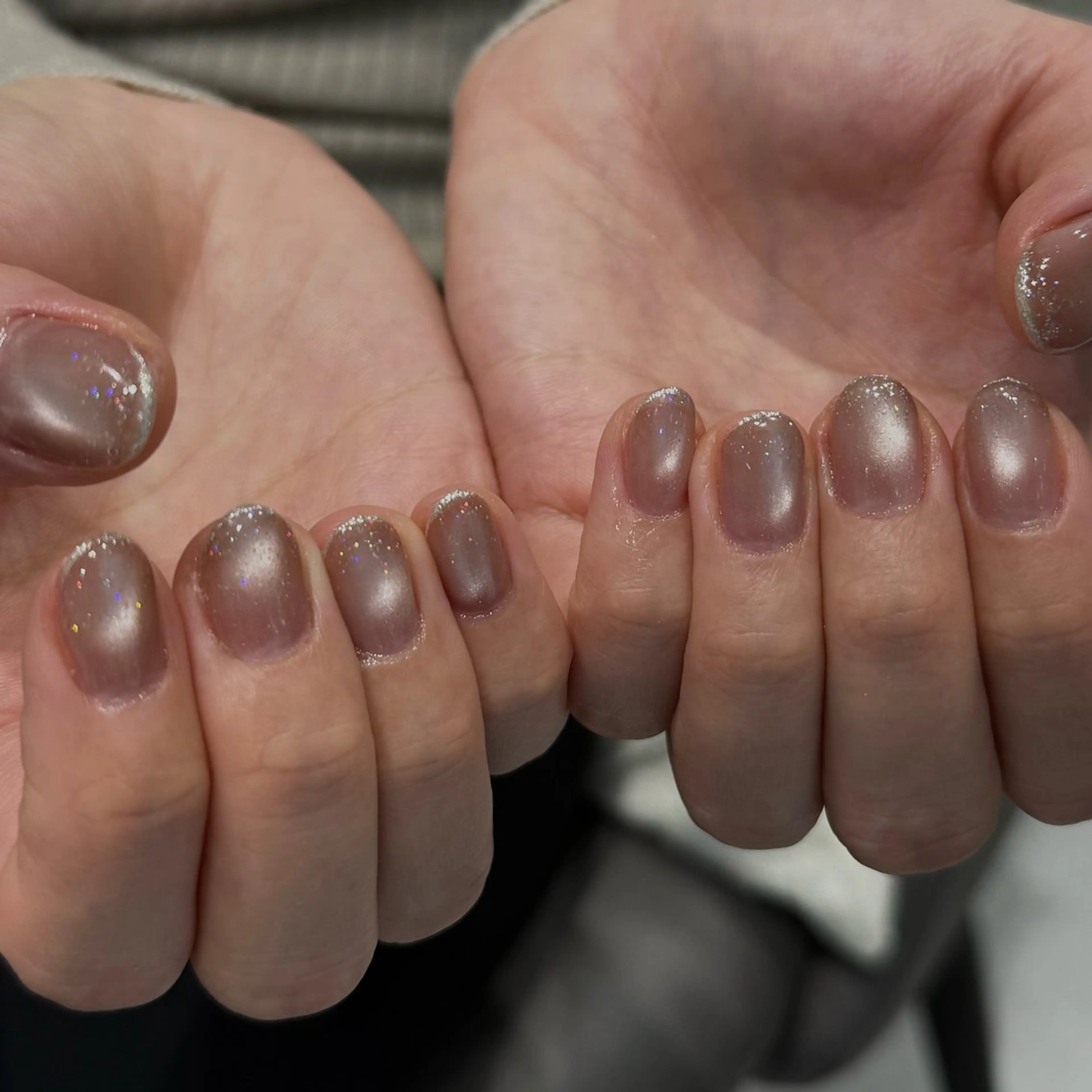 ネイル マグネットネイル マグネットワンカラー ワンカラーネイル ハンドネイル nails by wakabaのネイルデザイン
