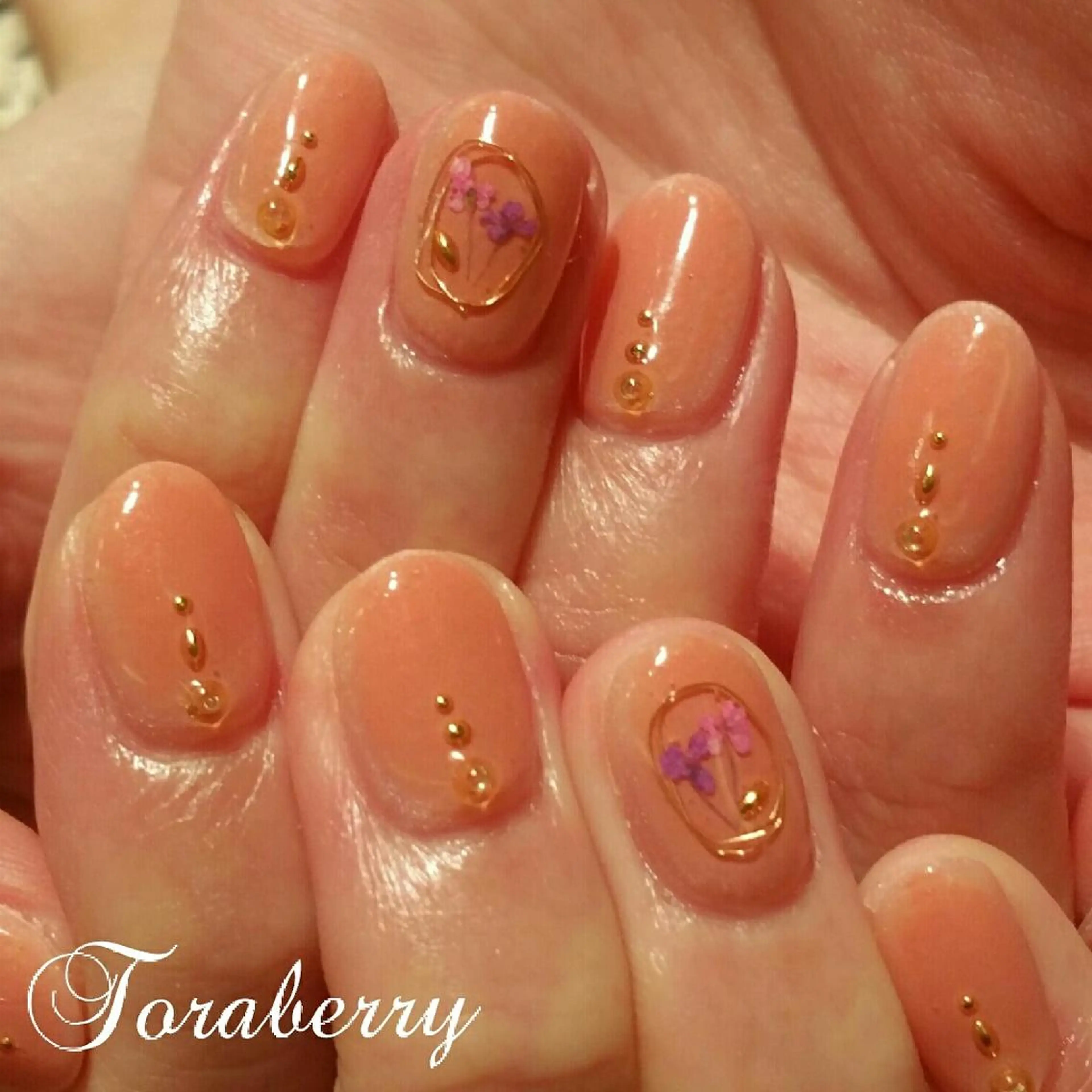 ネイル チークネイル ネイリスト なつみのネイルデザイン