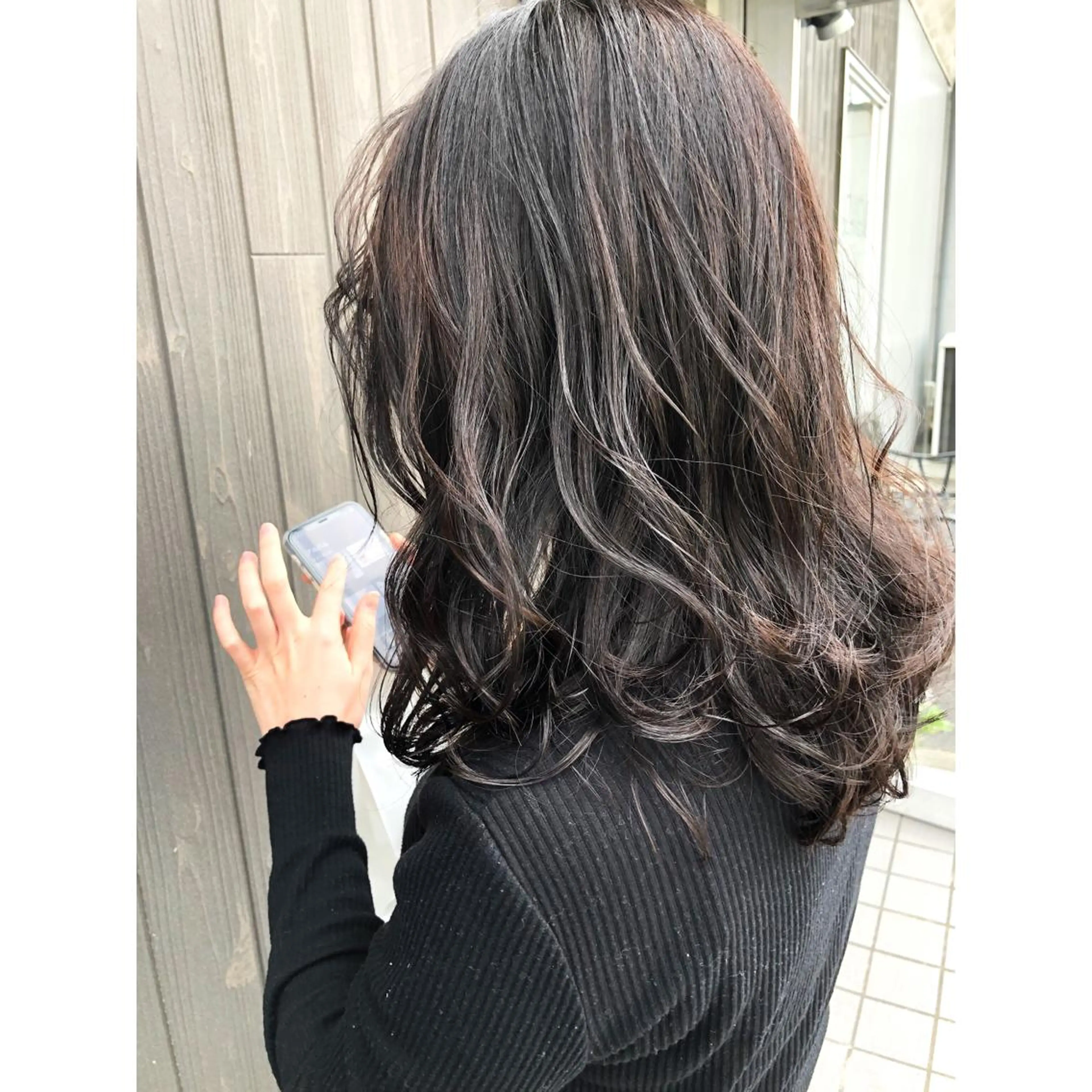 セミロング カラー カット ヘアカラー トリートメント umi所属・NAKAGAWA YUICHIのヘアスタイル