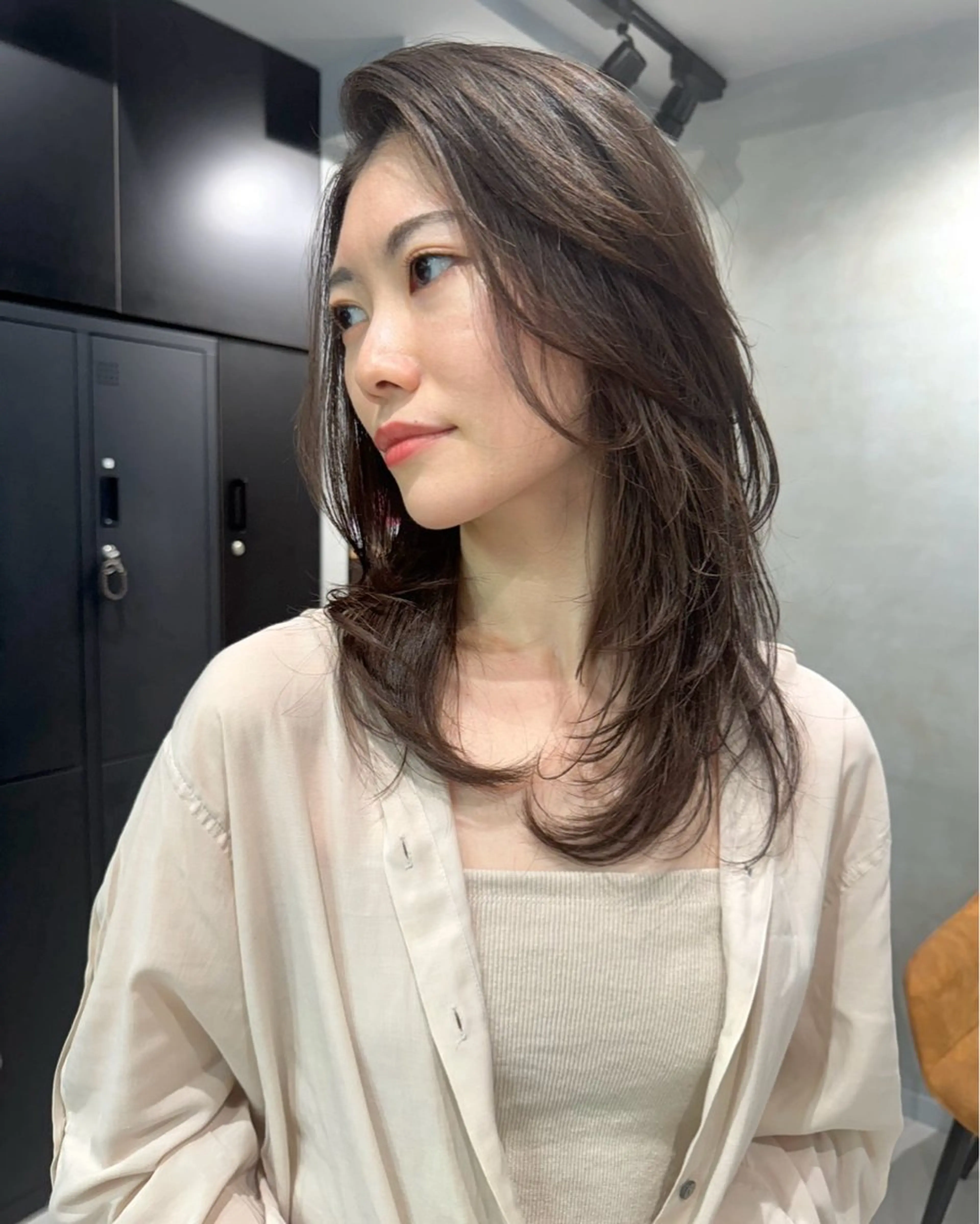 セミロング レイヤー/ウルフ🤎 mayo.のヘアスタイル