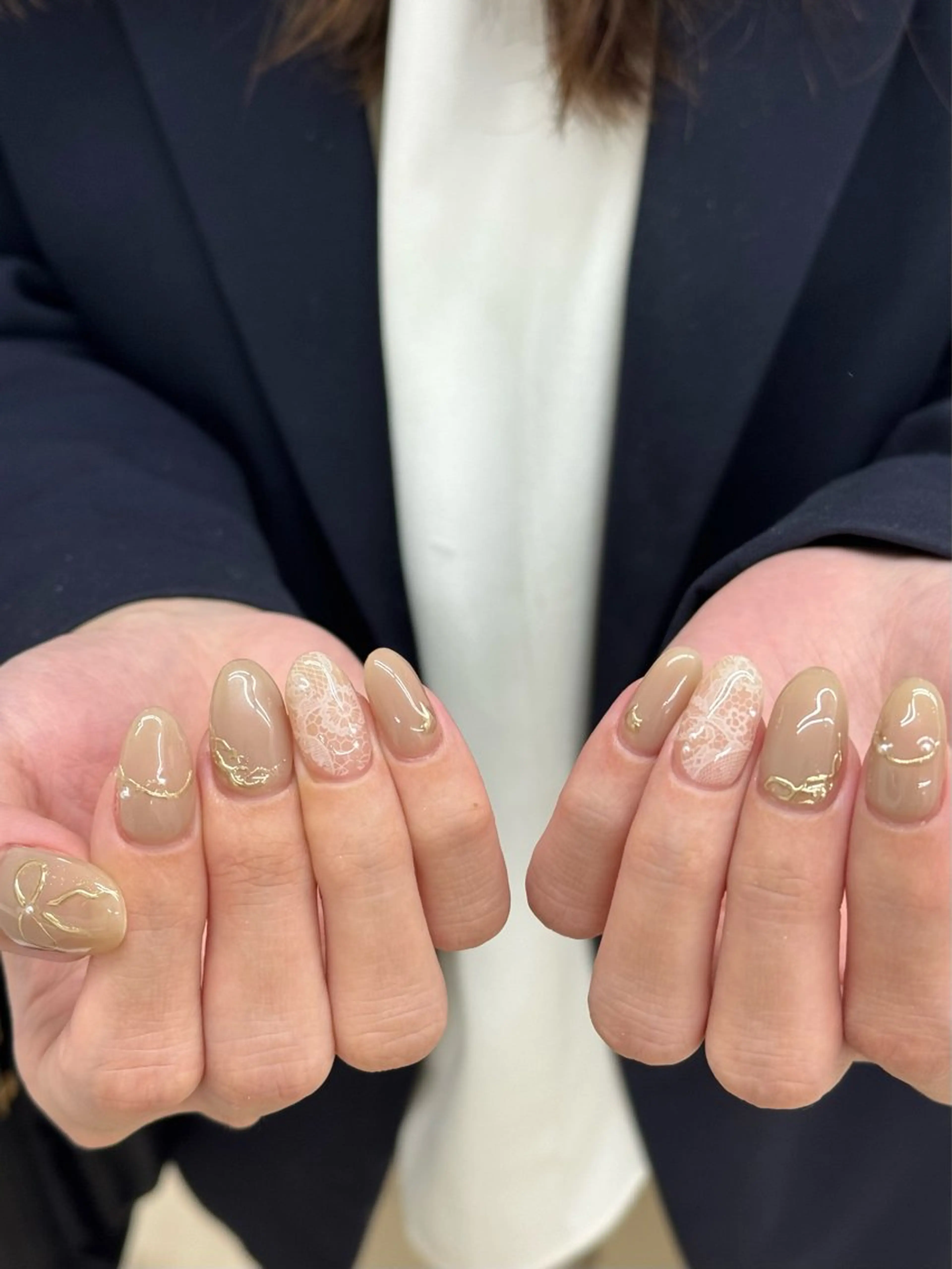 ネイル 長さ出し フットネイル ジェルネイル マグネットネイル 持ち込み Ocean Nailのネイルデザイン