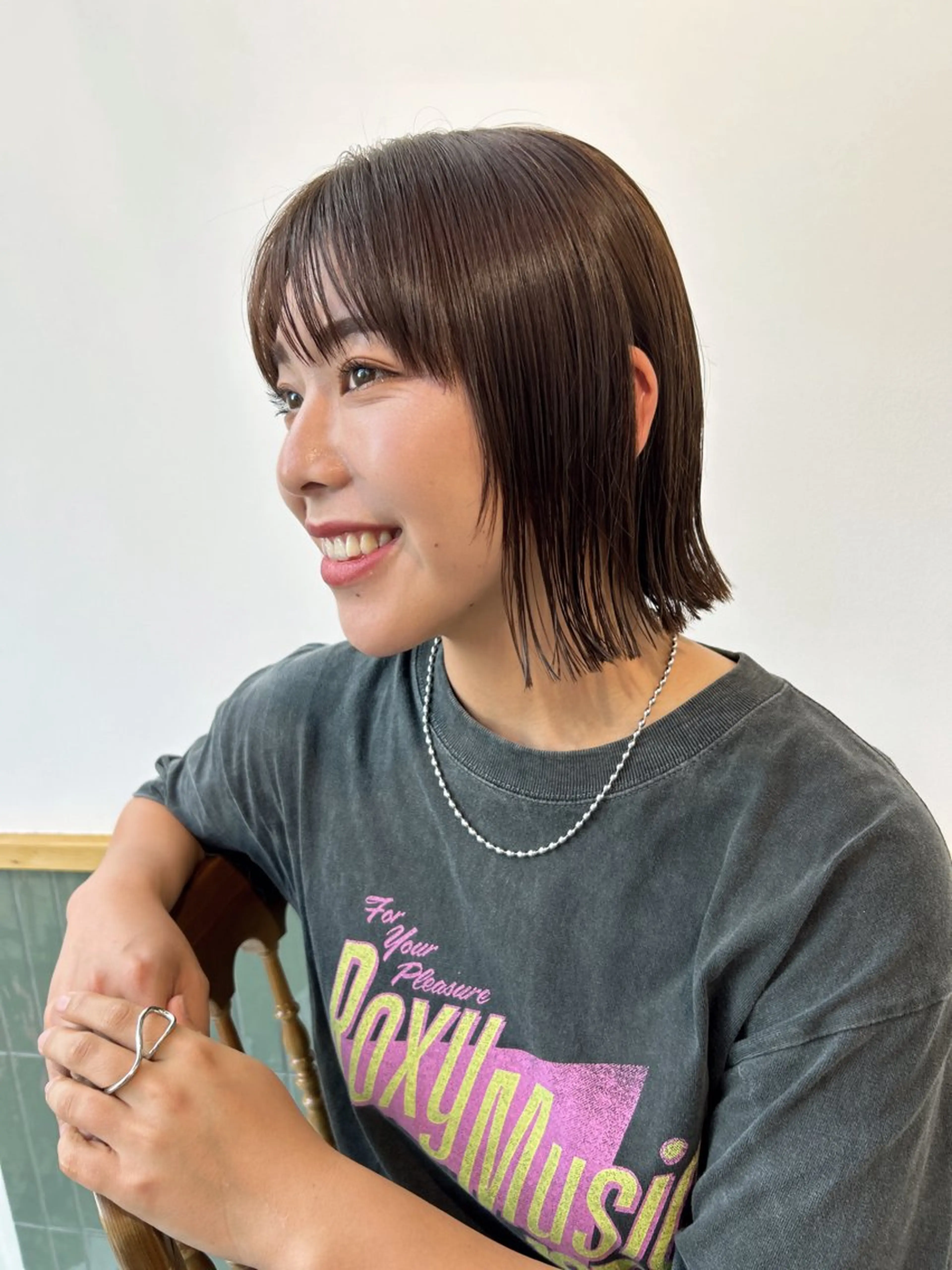 ミディアム カラー ヘアアレンジ カット ヘアカラー トリートメント 【代表】 たき〜のヘアスタイル