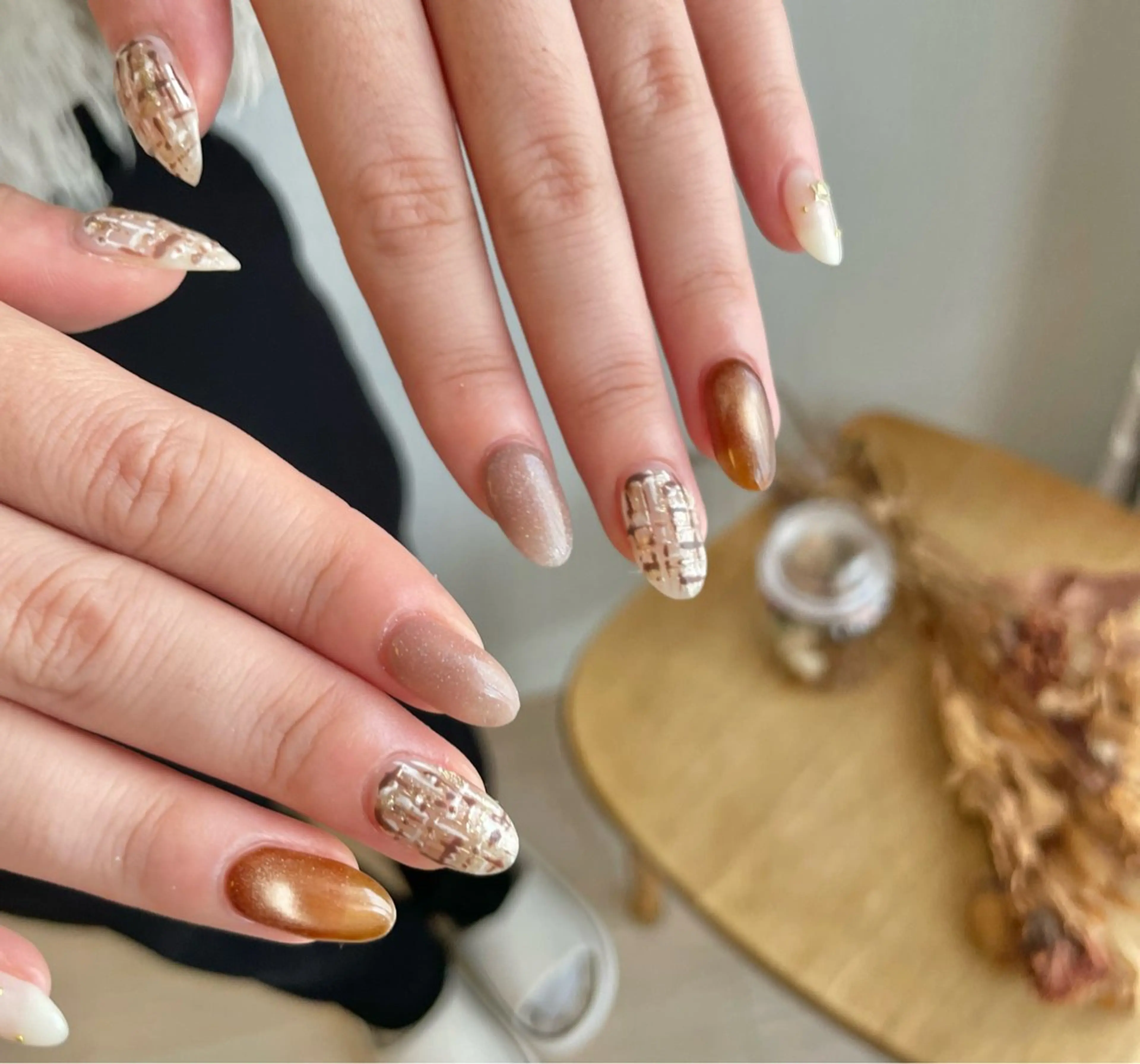 ネイル ツイードネイル co_ nailのネイルデザイン
