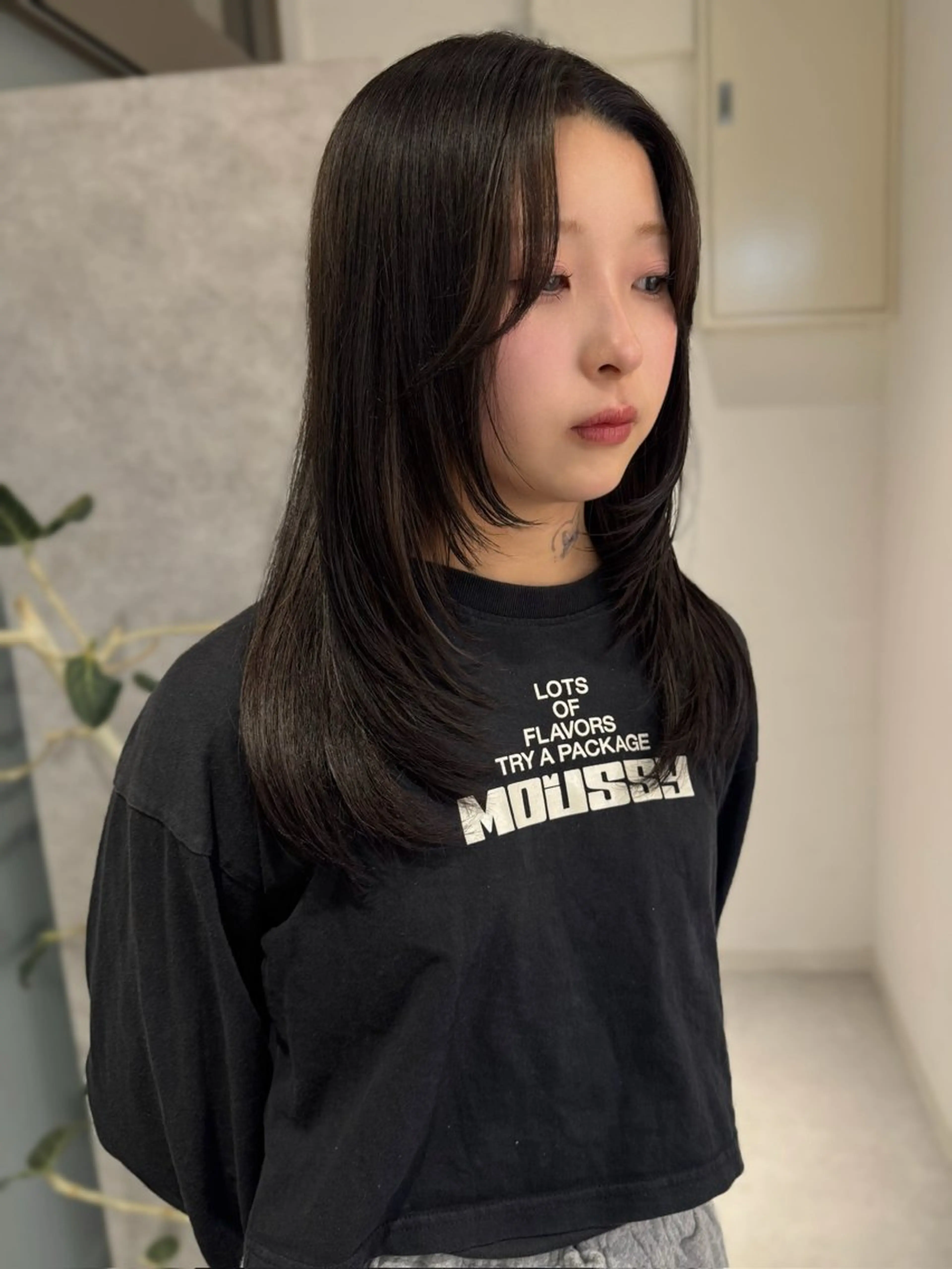 ロング 垢抜け/レイヤー/ ハイトーン/アスナのヘアスタイル