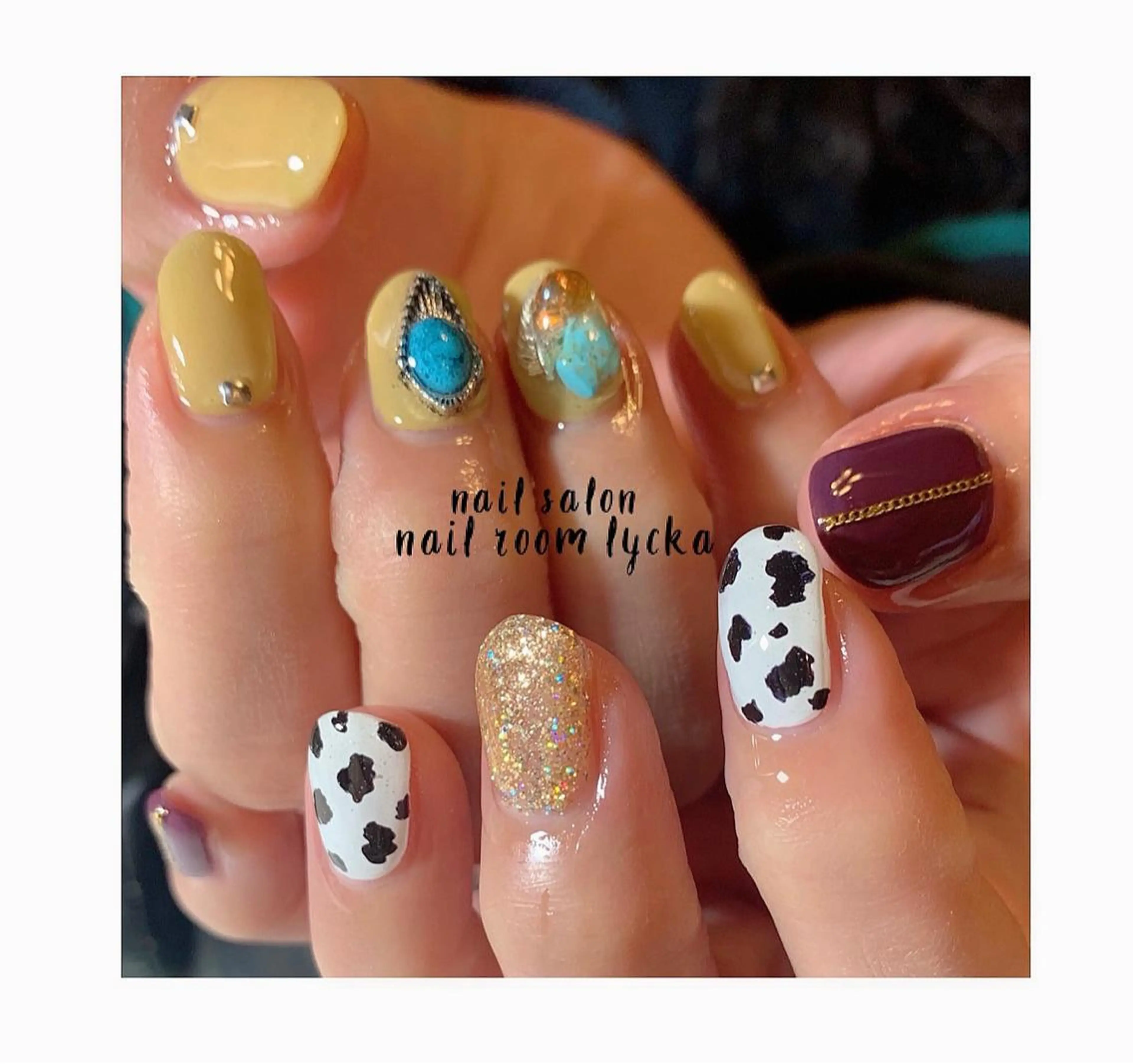 ネイル ﾈｲﾙﾙｰﾑﾘｯｶ 𝐦𝐚𝐲𝐮のネイルデザイン