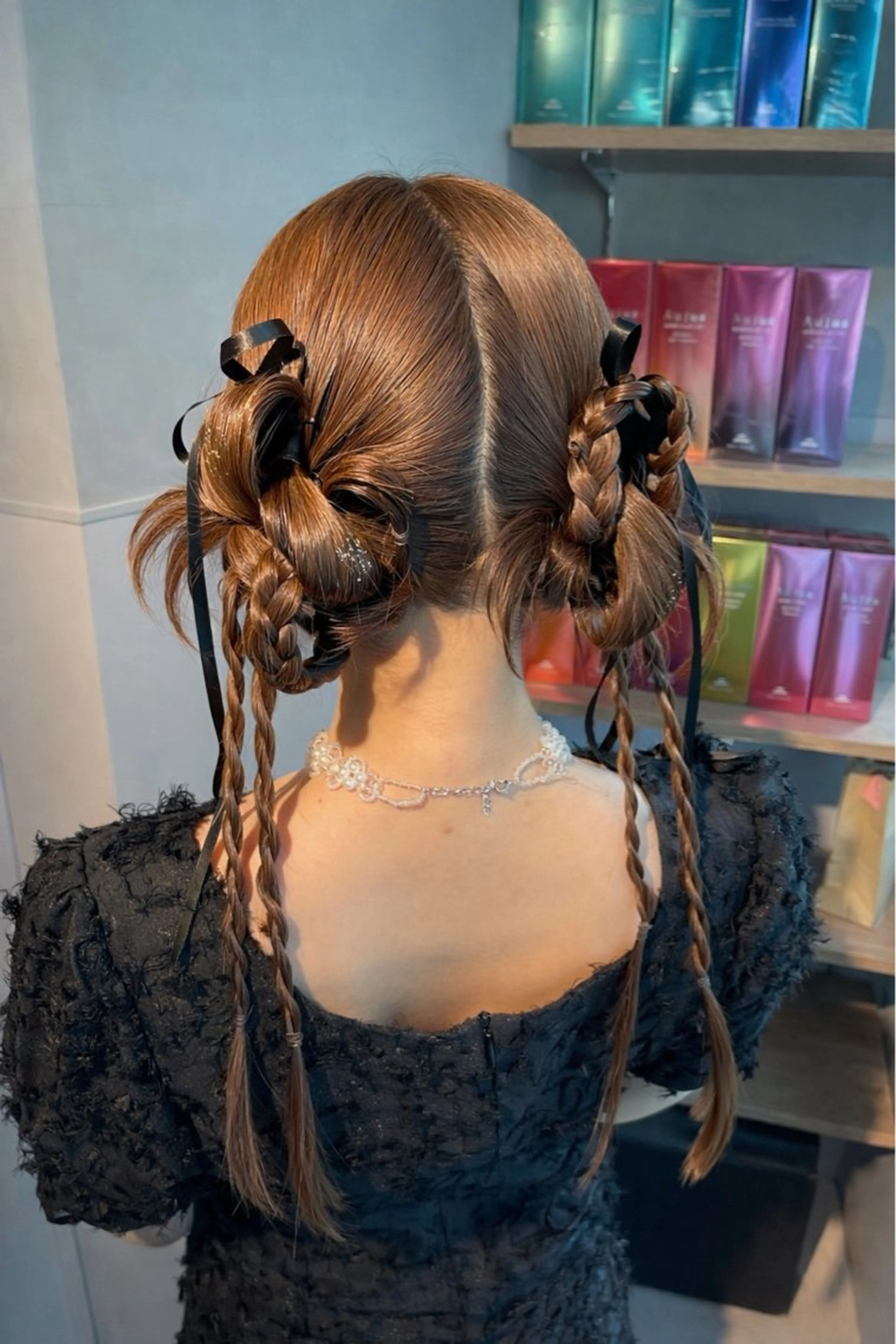 ヘアアレンジ 結婚式・ブライダル 卒業式のヘアスタイル ヘアセット charm《銀座》 ヘアセット/縮毛矯正のヘアスタイル