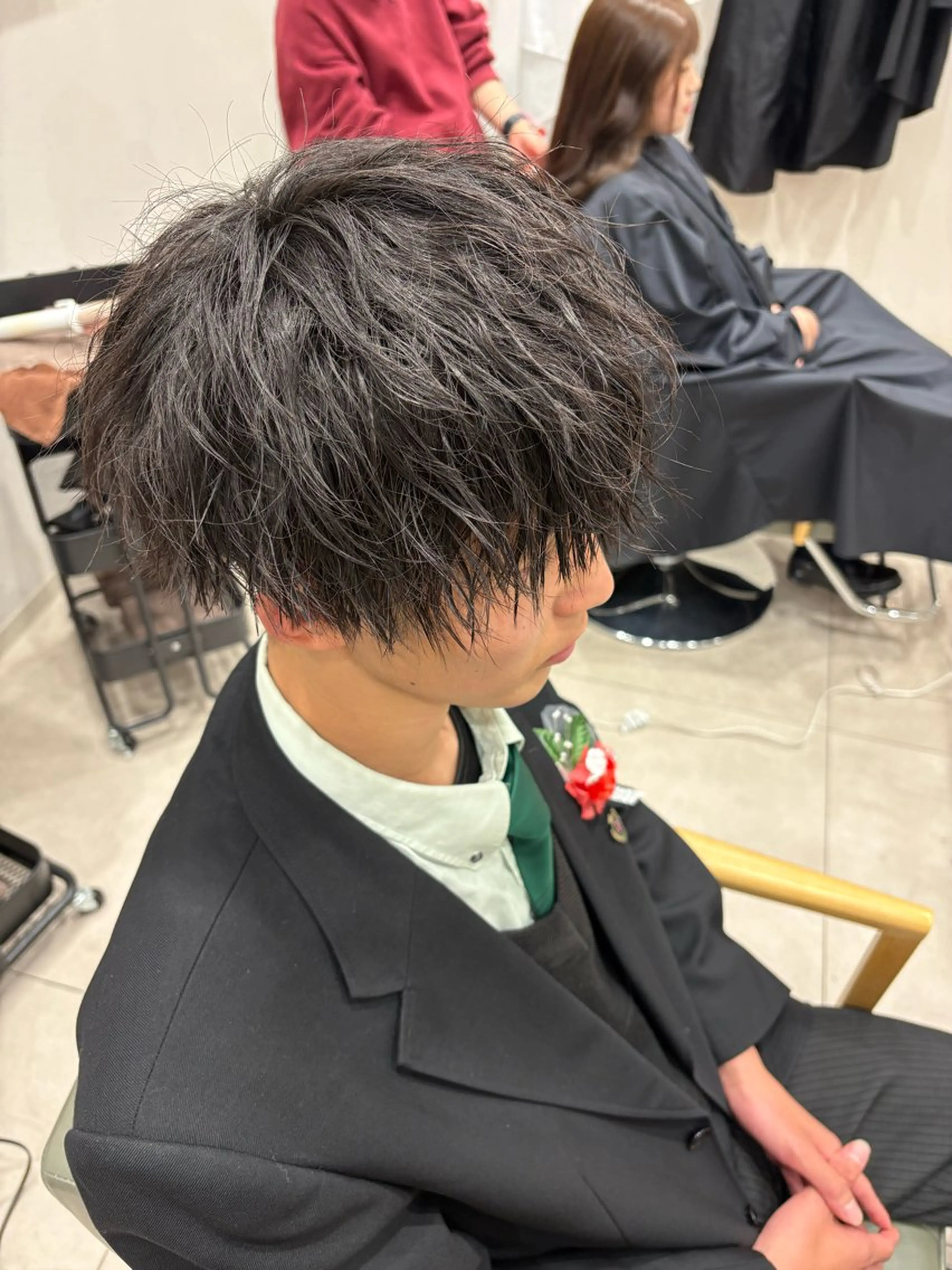 パーマ メンズ カット パーマ 💜N°大分💜 三浦のヘアスタイル