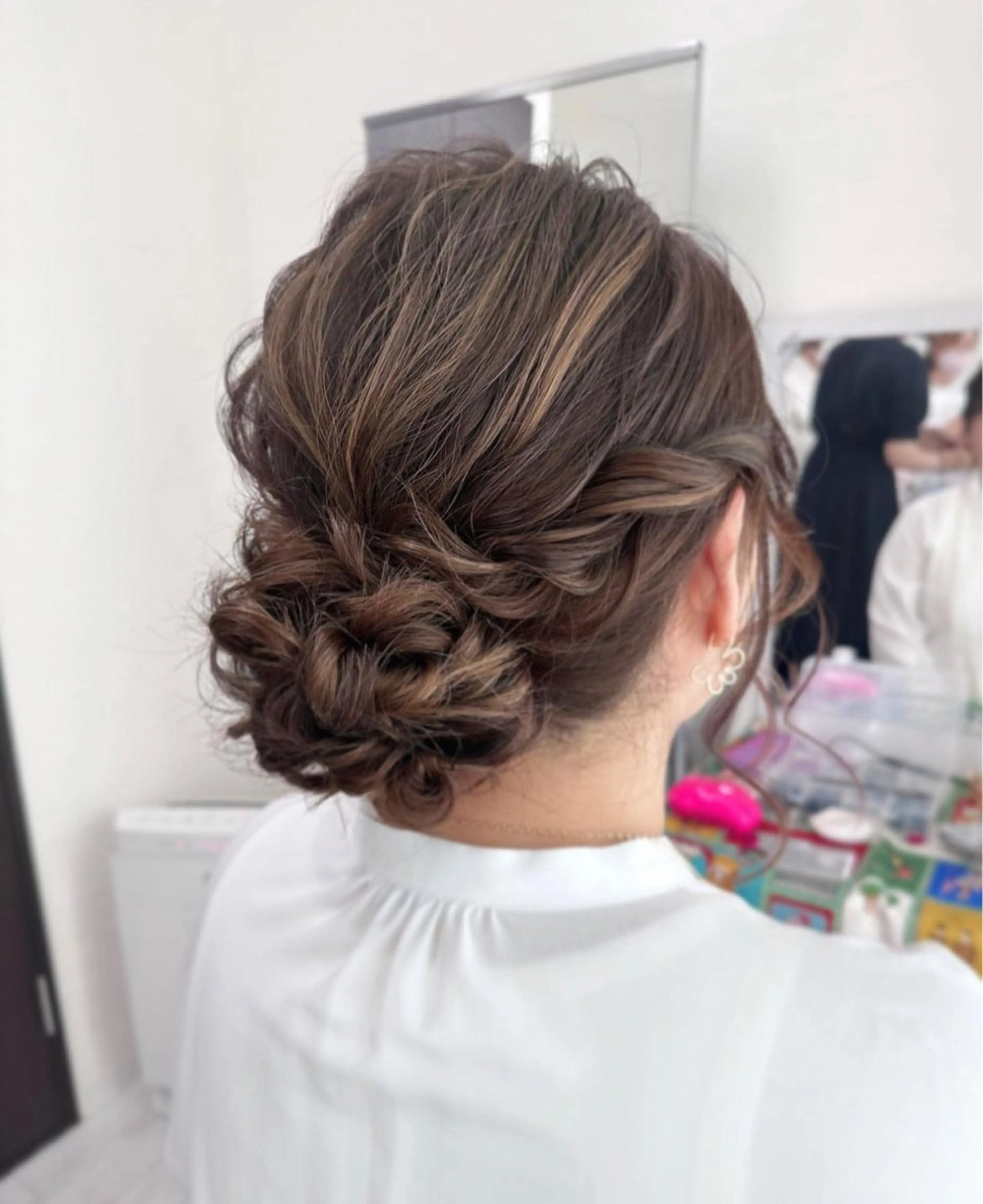 セミロング ヘアアレンジ キッズ みさき きららのヘアスタイル