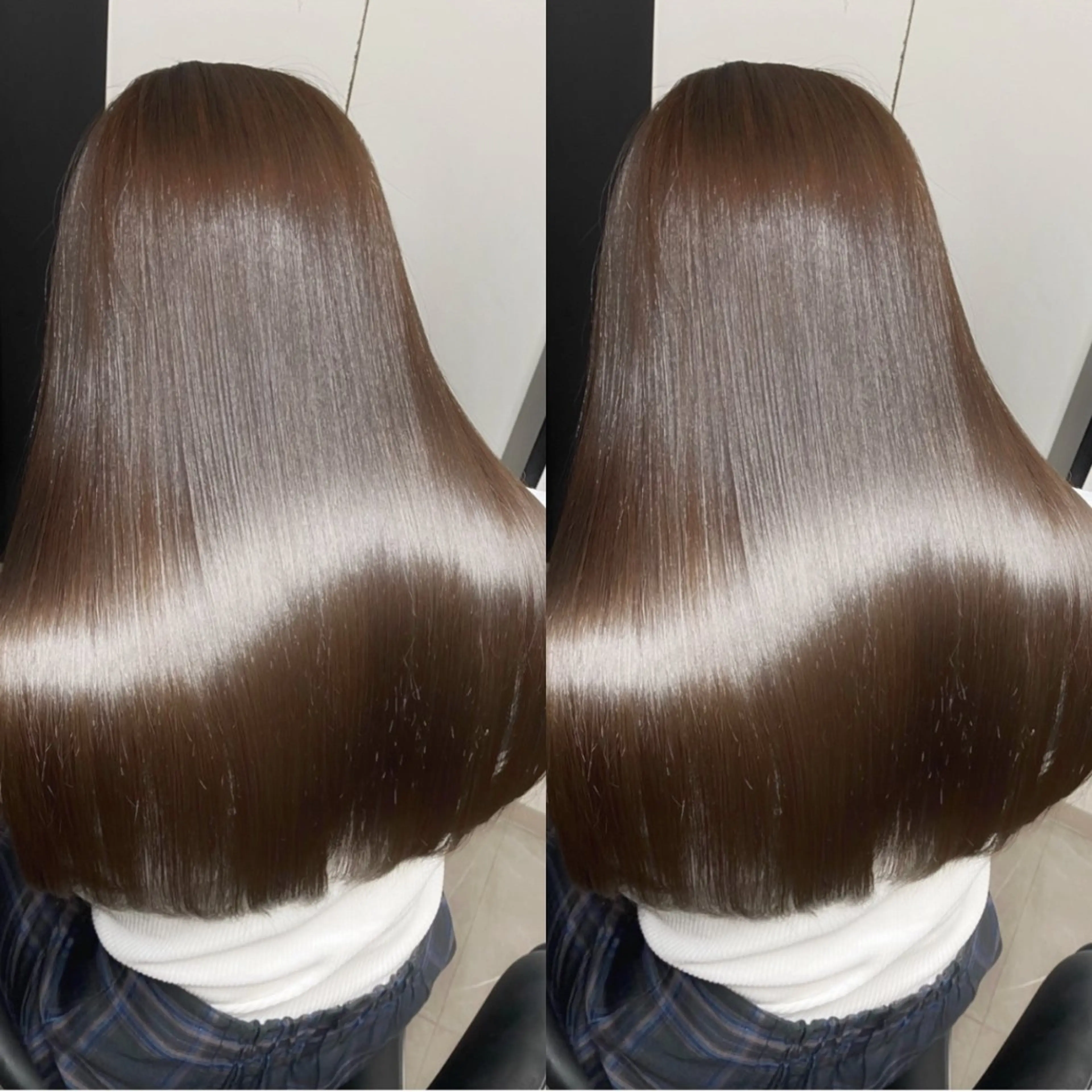 ロング カット ヘアカラー トリートメント uniii/新宿 髪質改善/縮毛矯正のヘアスタイル