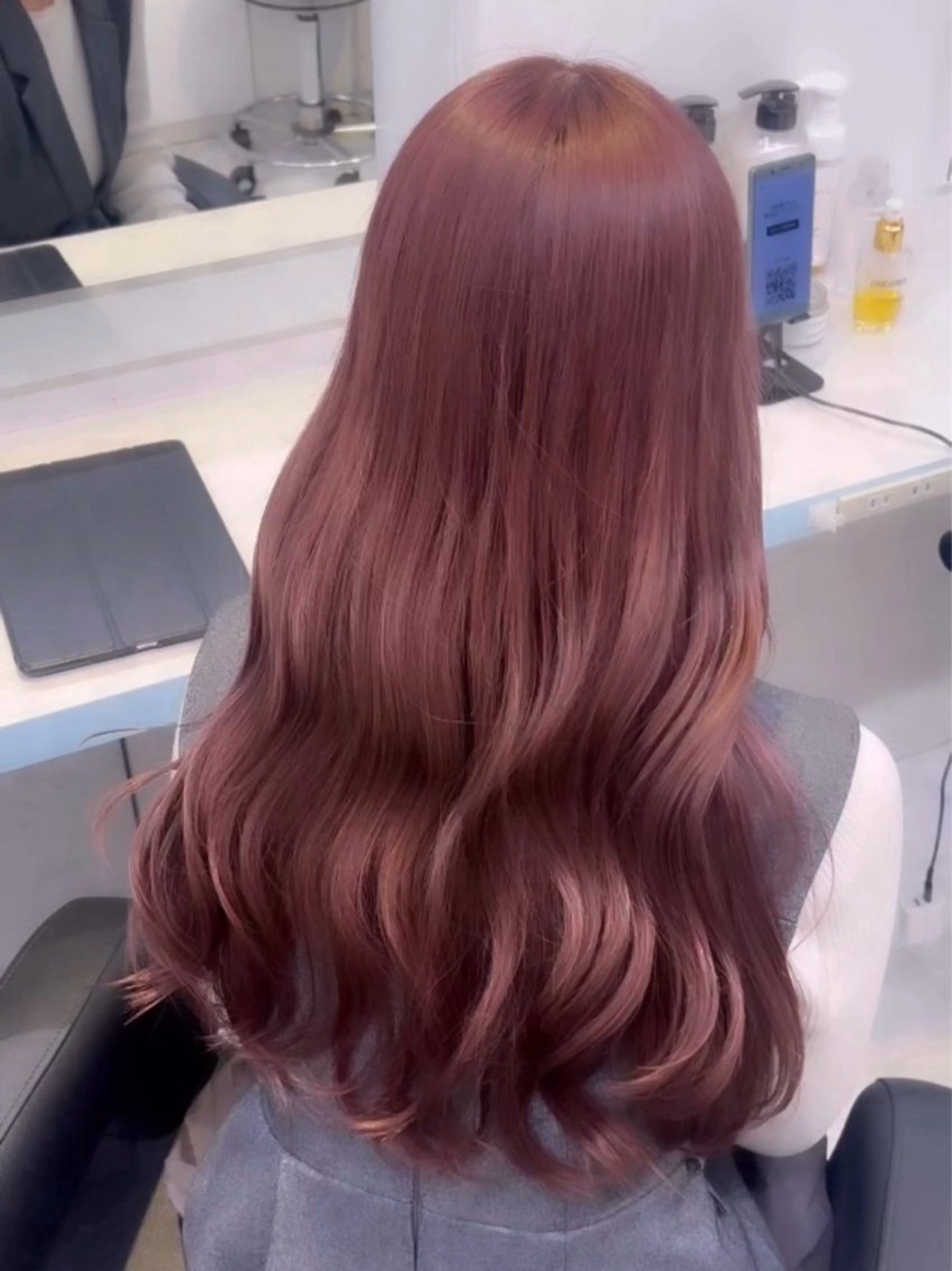 ロング カラー ヘアカラー トリートメント 🎀愛されピンク ラベンダー💜ゆいのヘアスタイル