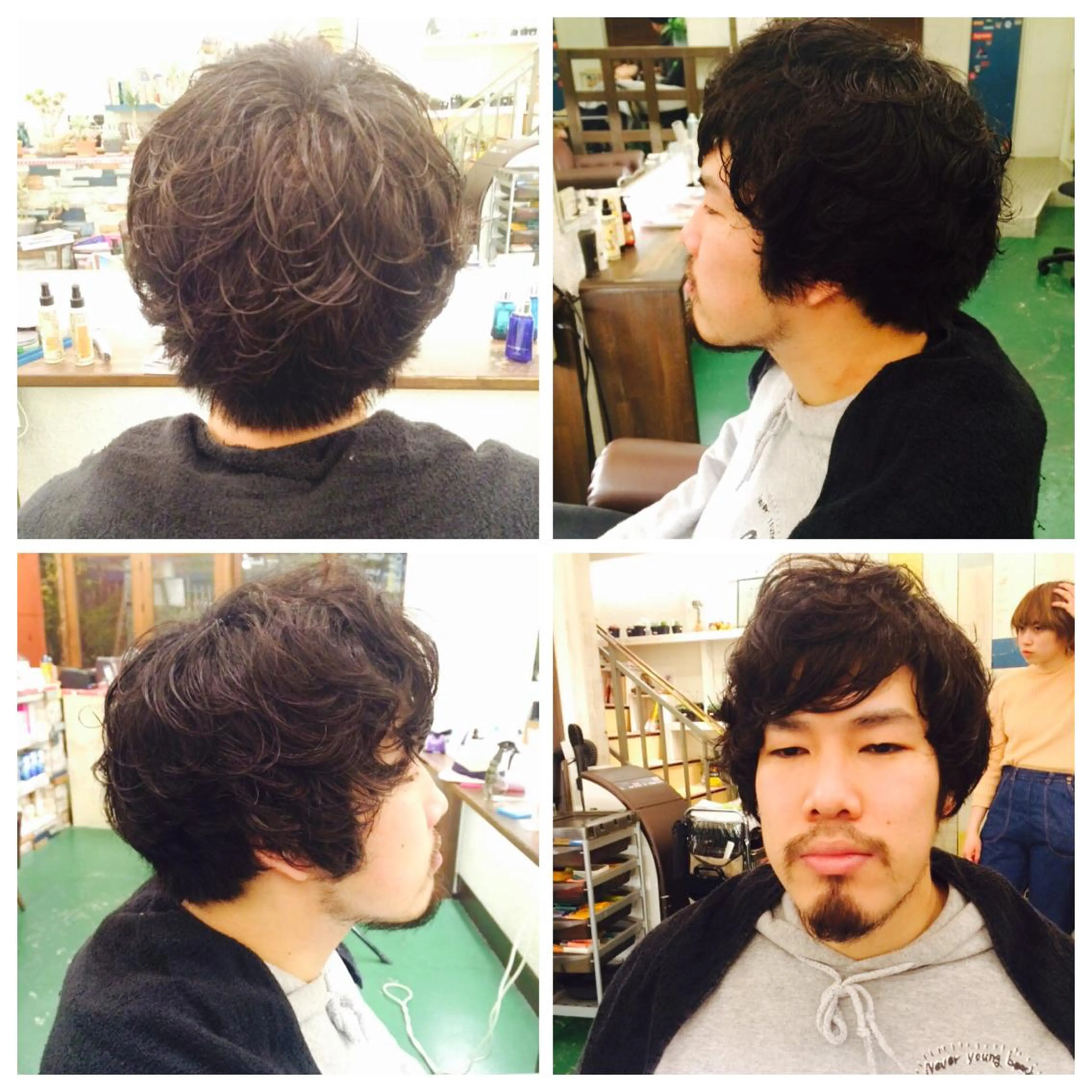 ショート パーマ メンズ メンズパーマ Lagom なかだのヘアスタイル