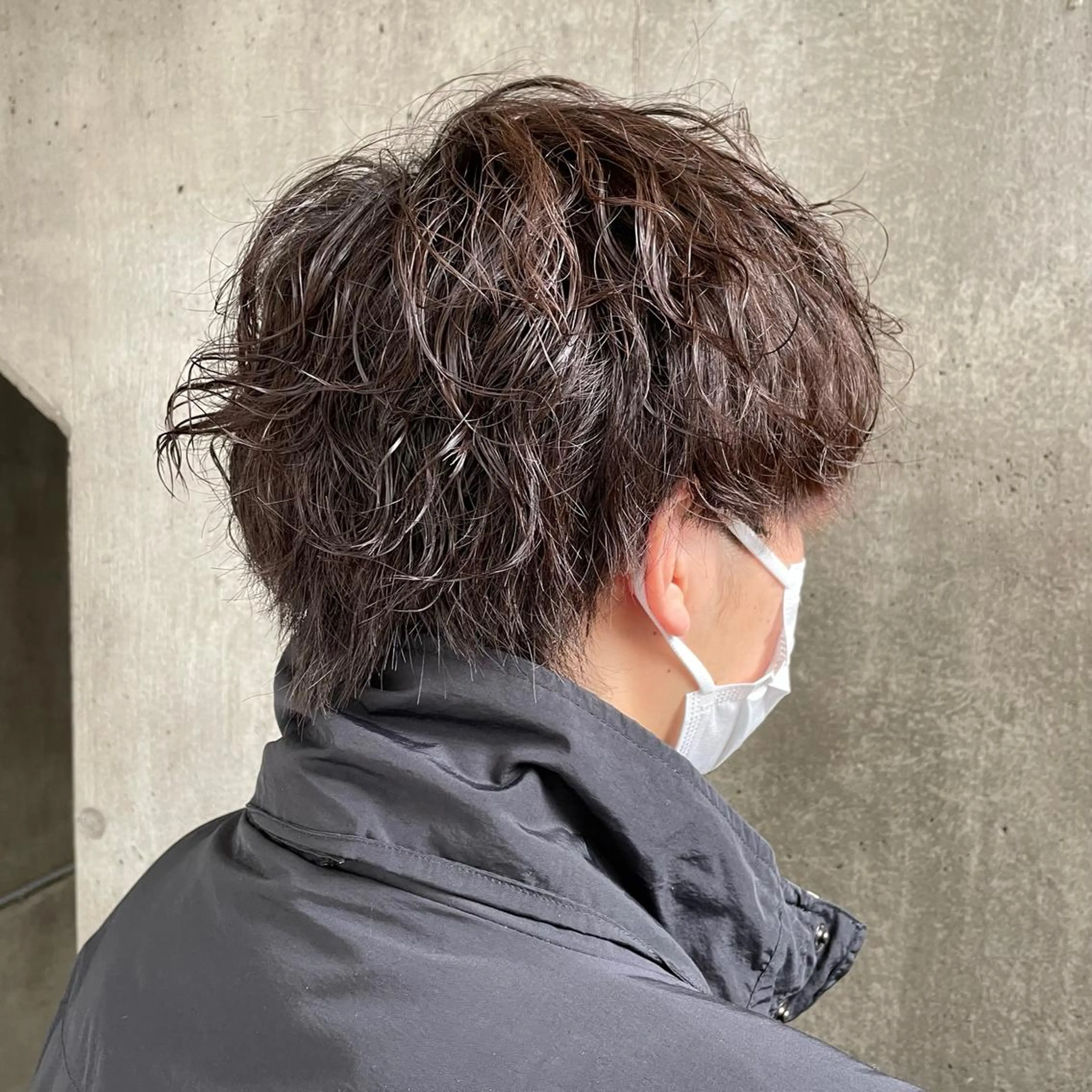 パーマ メンズ もりたみかこ 美容師お休み中のヘアスタイル