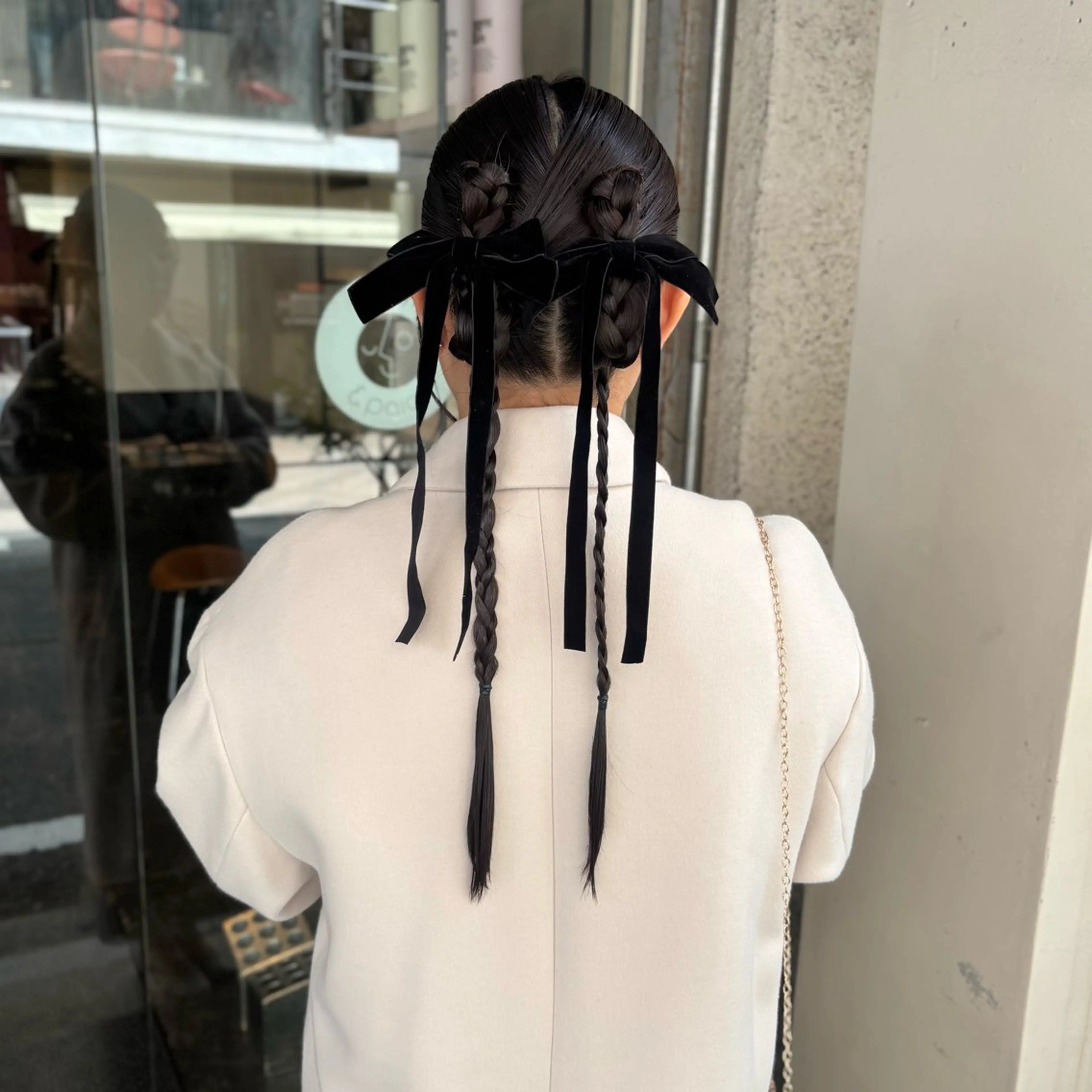 ヘアアレンジ 髪飾り カット ヘアセット 芦刈 咲来のヘアスタイル