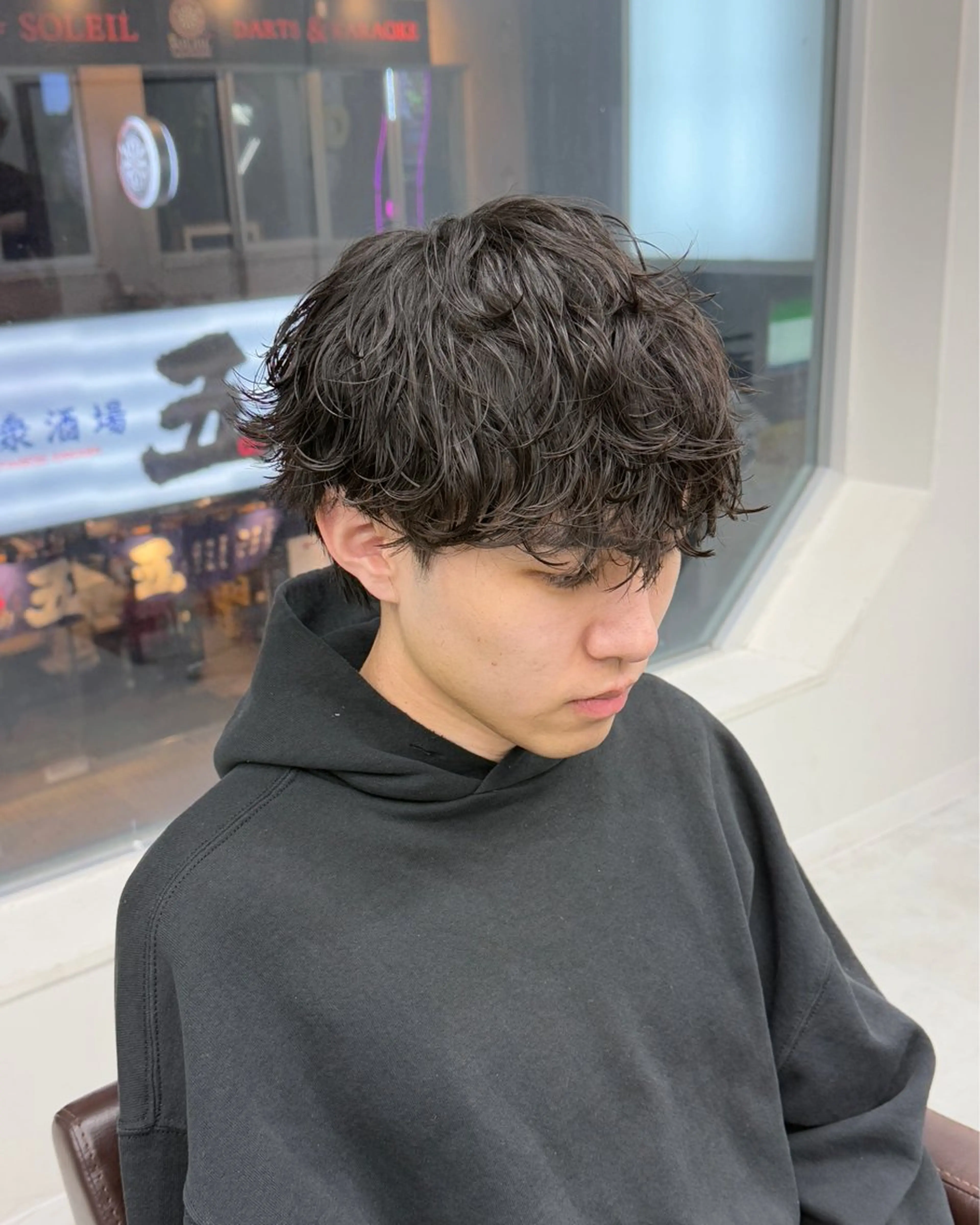 パーマ メンズ カット パーマ 縮毛矯正 トリートメント ヘアセット シャドウパーマ/ メンズ/KENTAのヘアスタイル