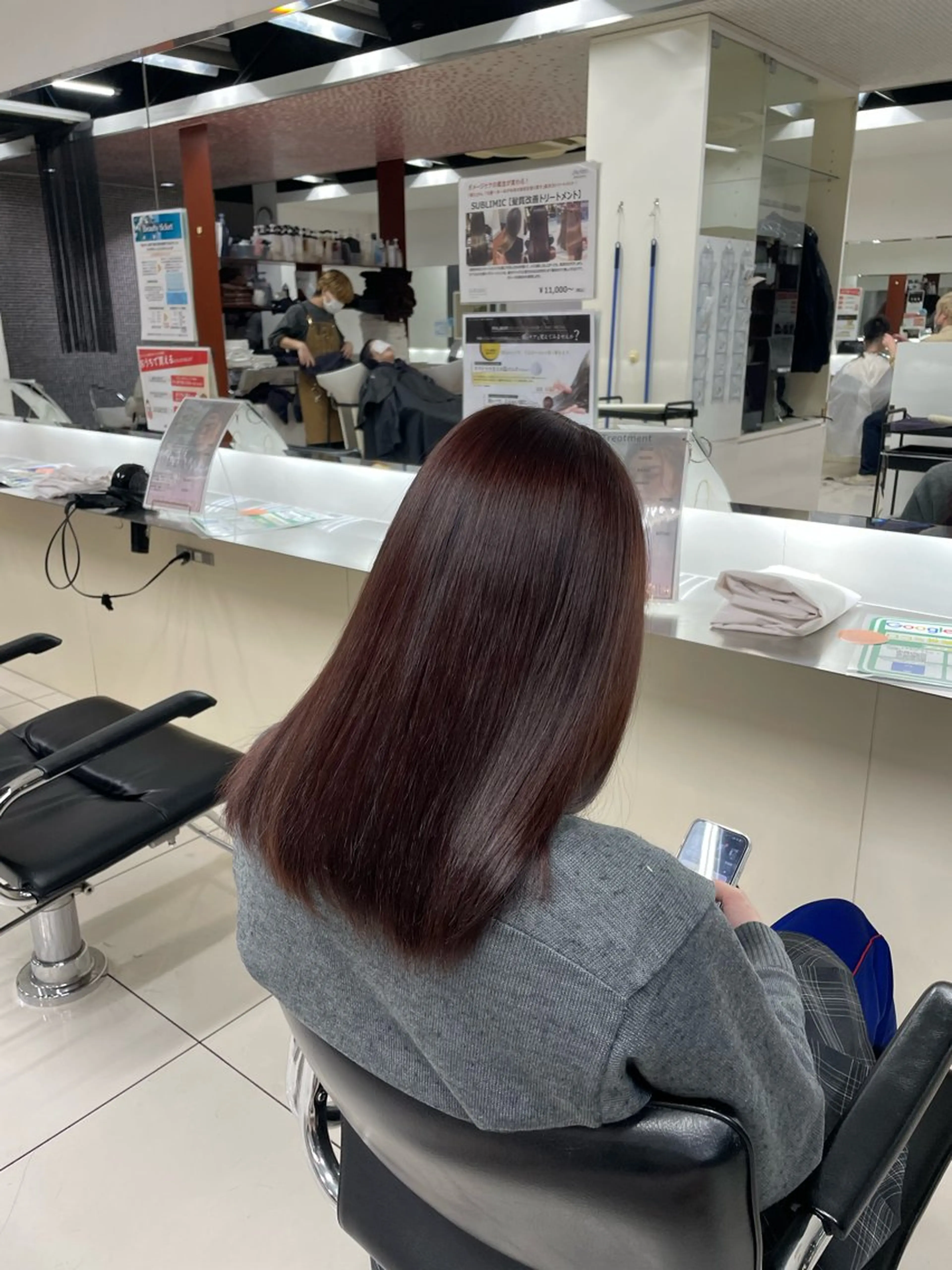 ロング カラー ヘアカラー 🎀ゆい🎀 髪質改善カラー🎀のヘアスタイル