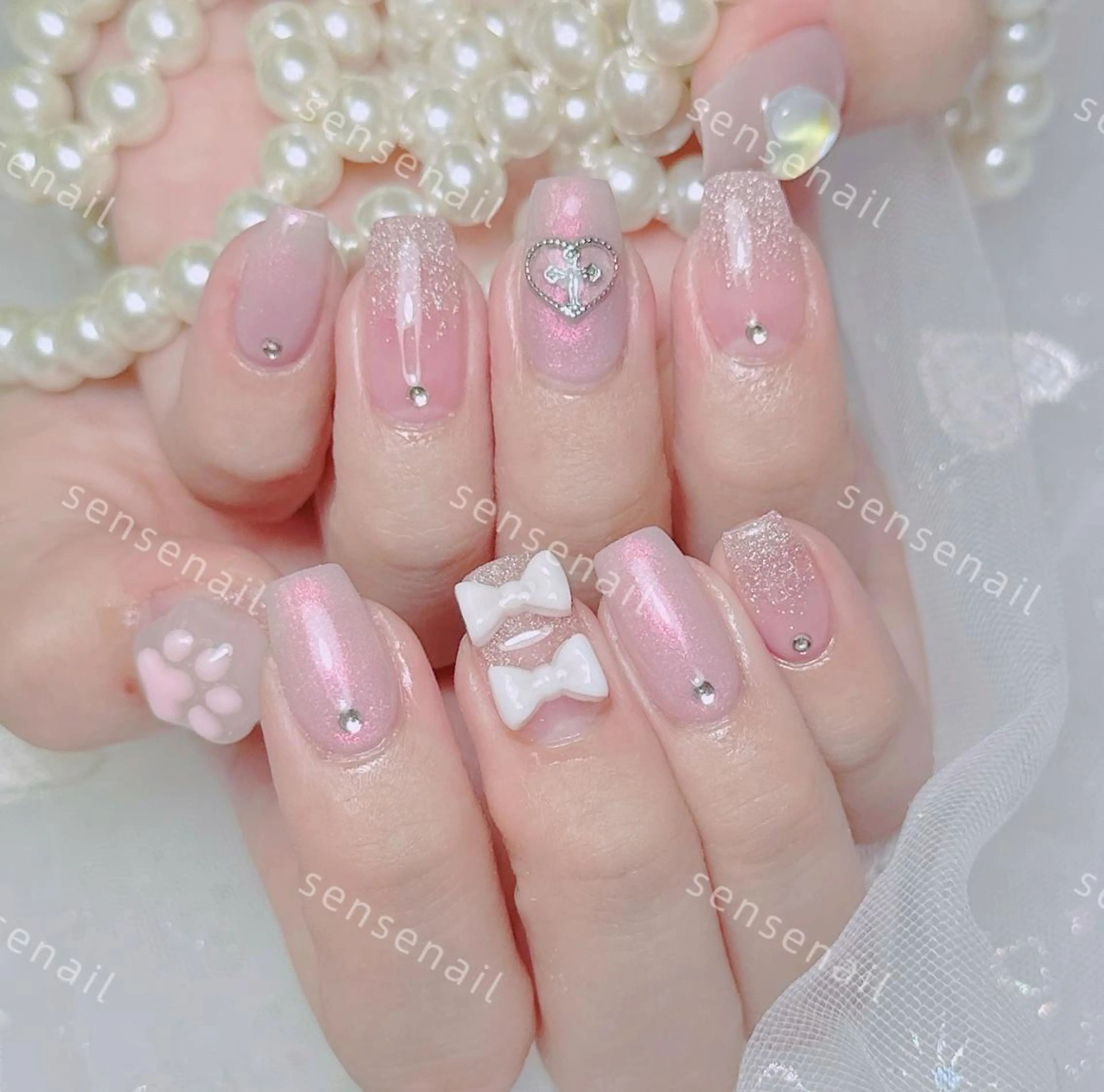 ネイル ハンドネイル ハンドケア 💕中川 結衣💕のネイルデザイン