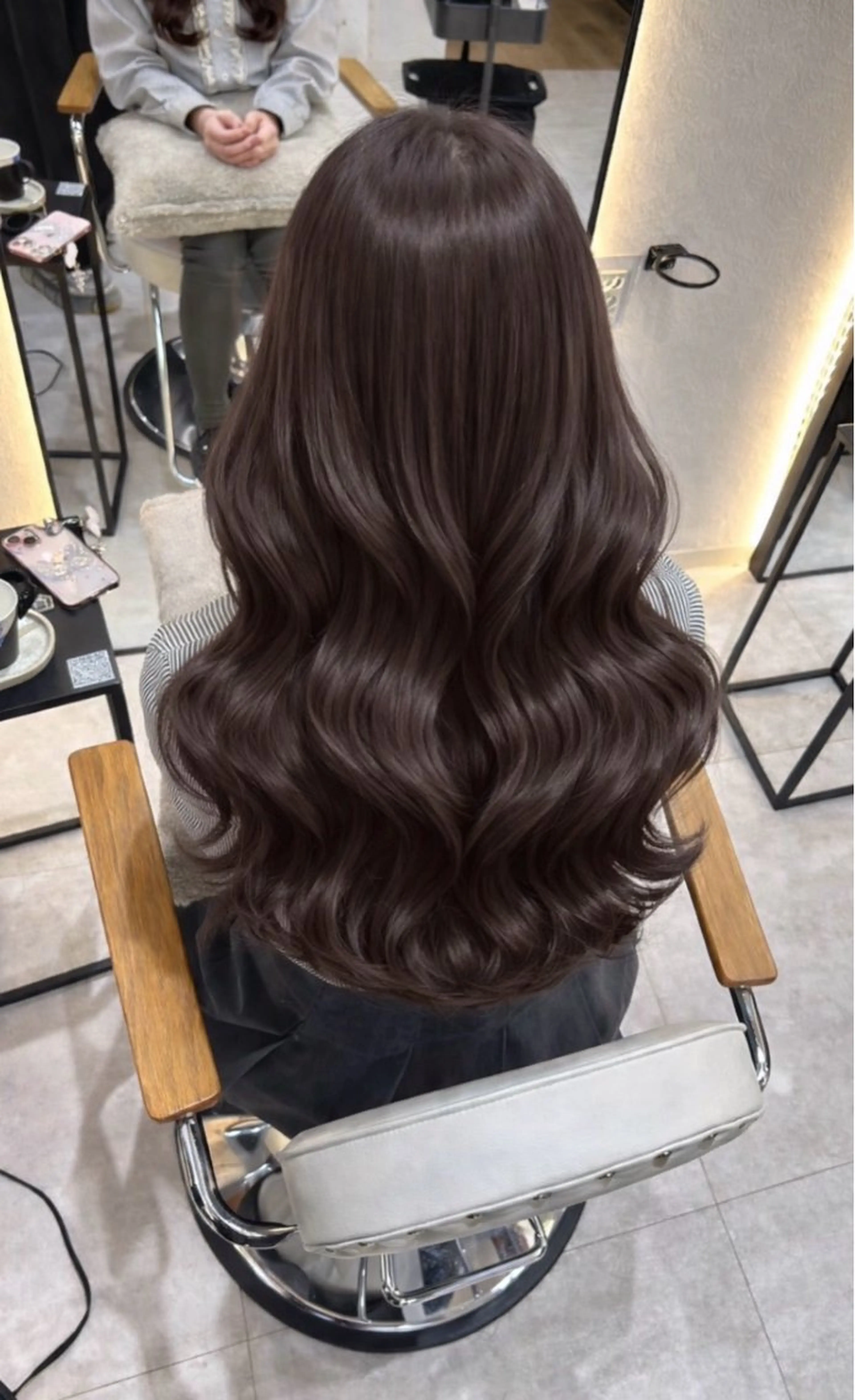 ロング カット ヘアカラー トリートメント 学生人気No1🩶 韓国風/艶髪/輝士のヘアスタイル