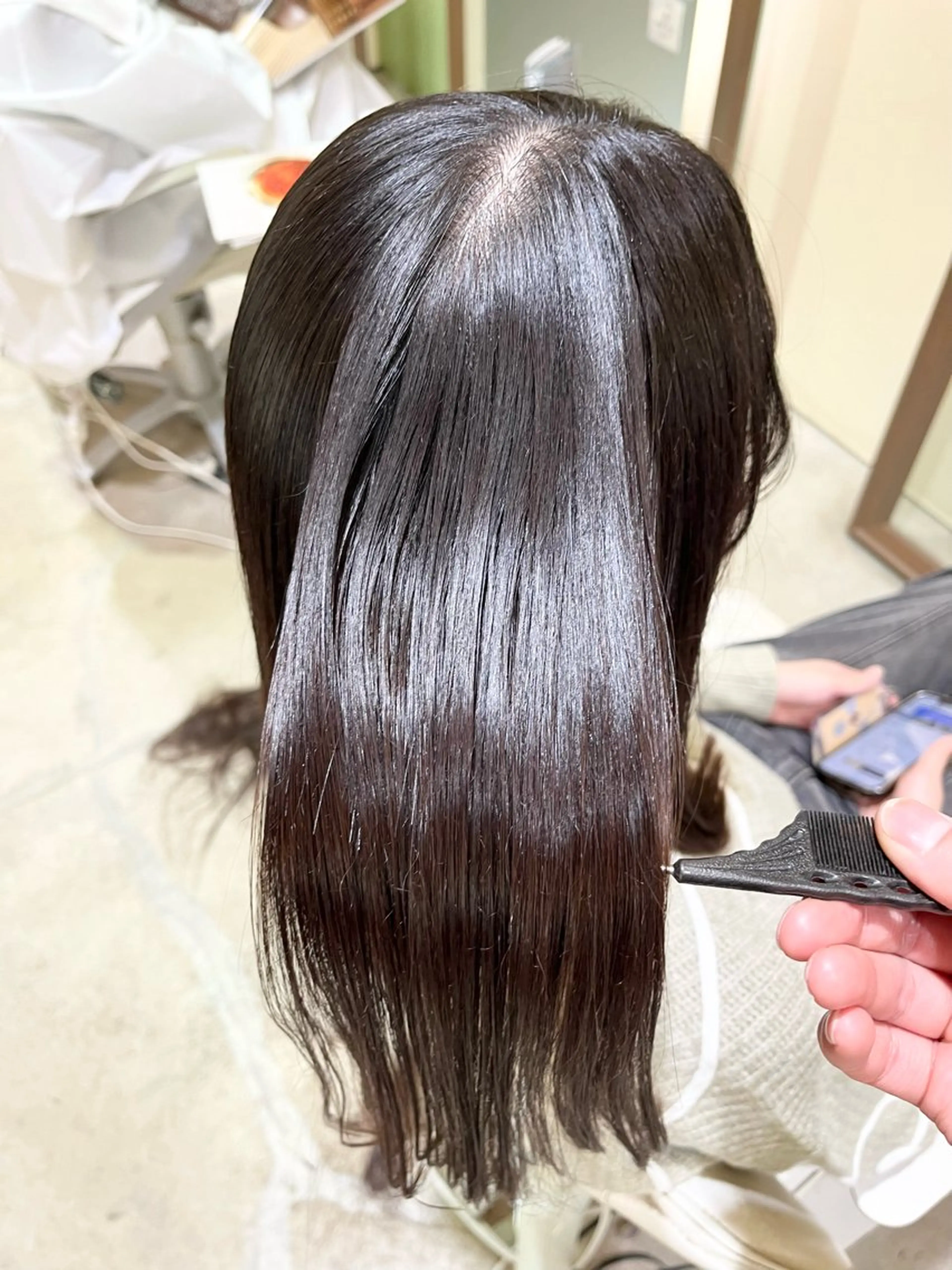 ロング パーマ ロング 縮毛矯正 ストレートパーマ 北川 寛之✨メンズパーマ✨のヘアスタイル