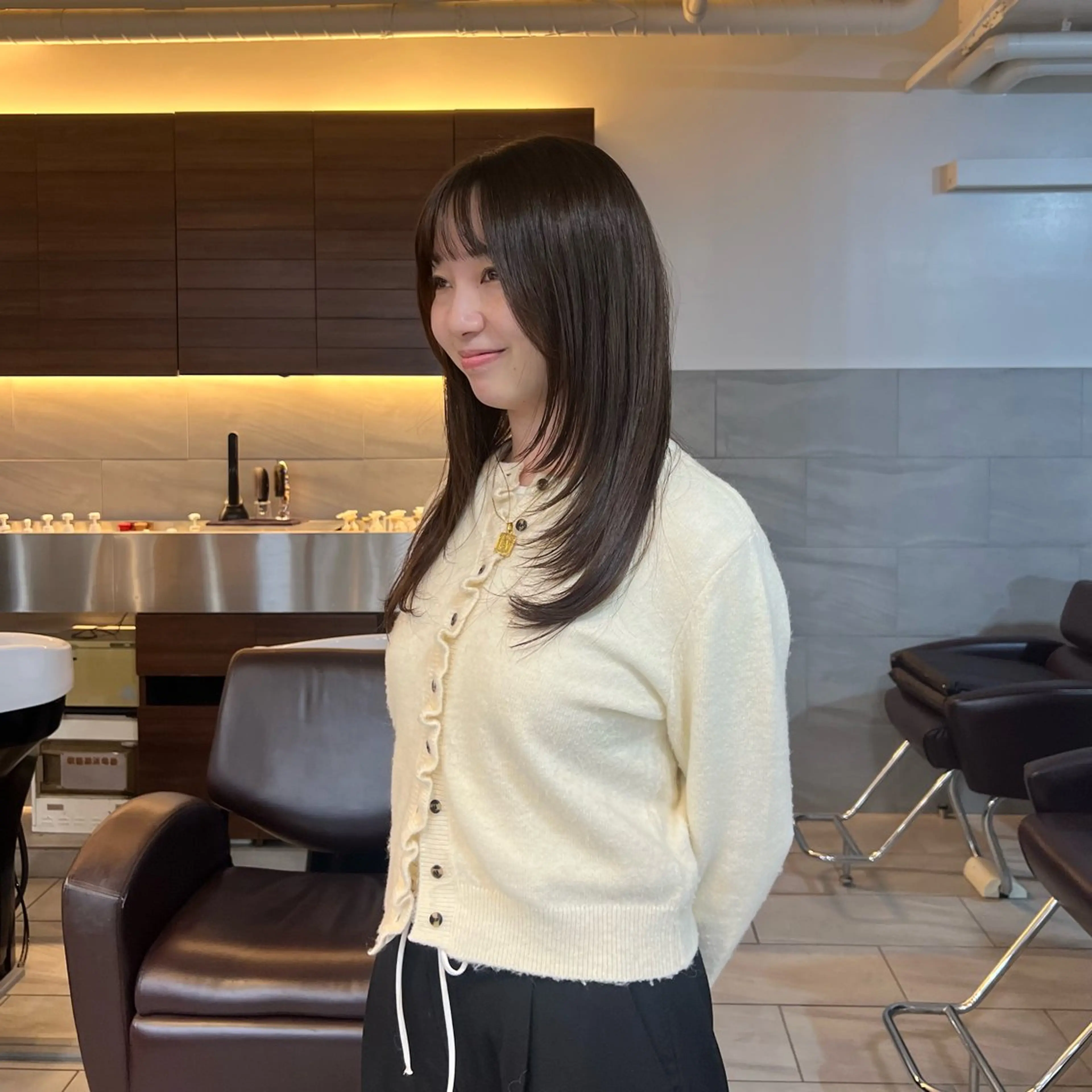 ロング モデル募集◆堀江 海里◆桂駅1分のヘアスタイル