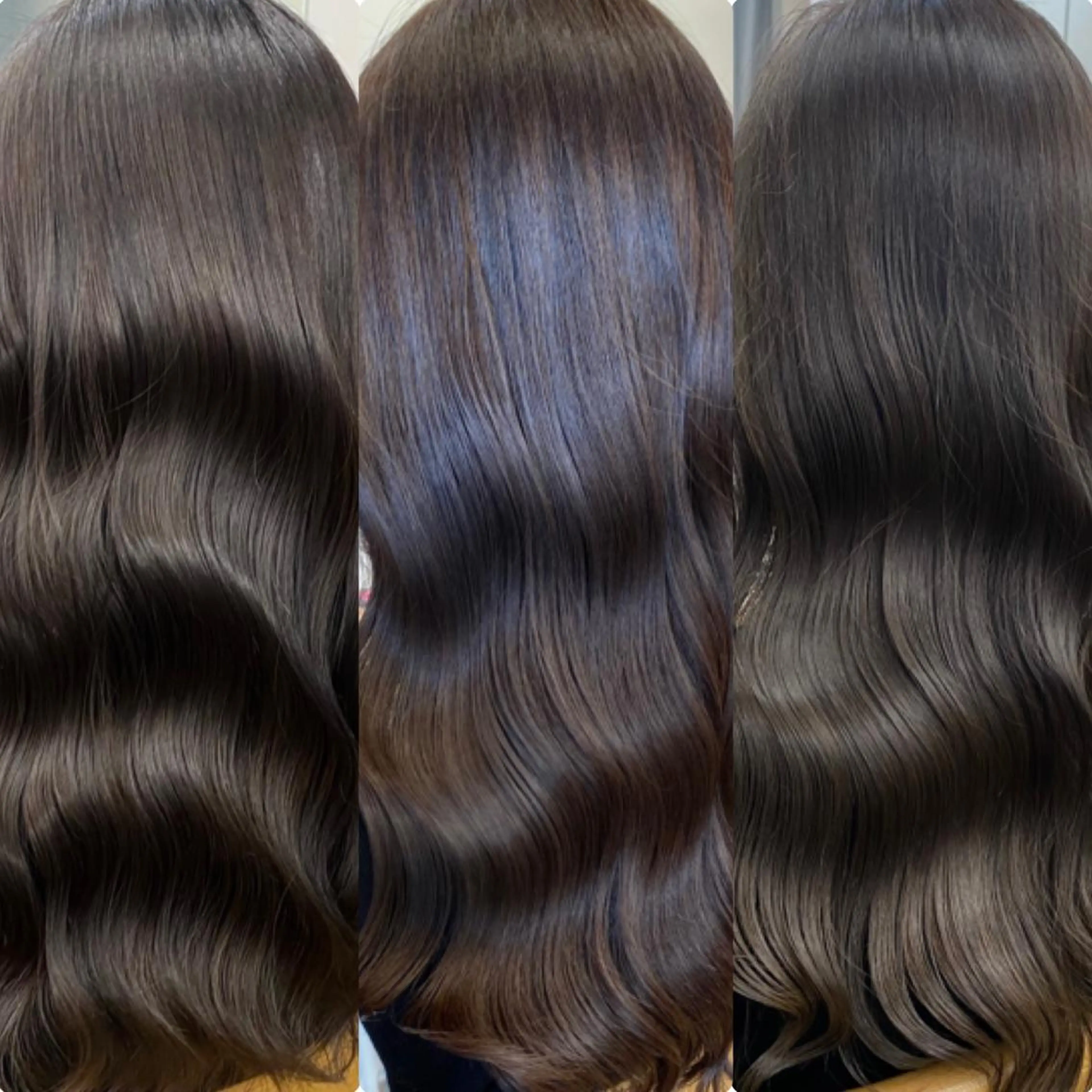 セミロング カラー イルミナカラー トリートメント カット ヘアカラー トリートメント ヘアセット プル艶職人/ にしものヘアスタイル