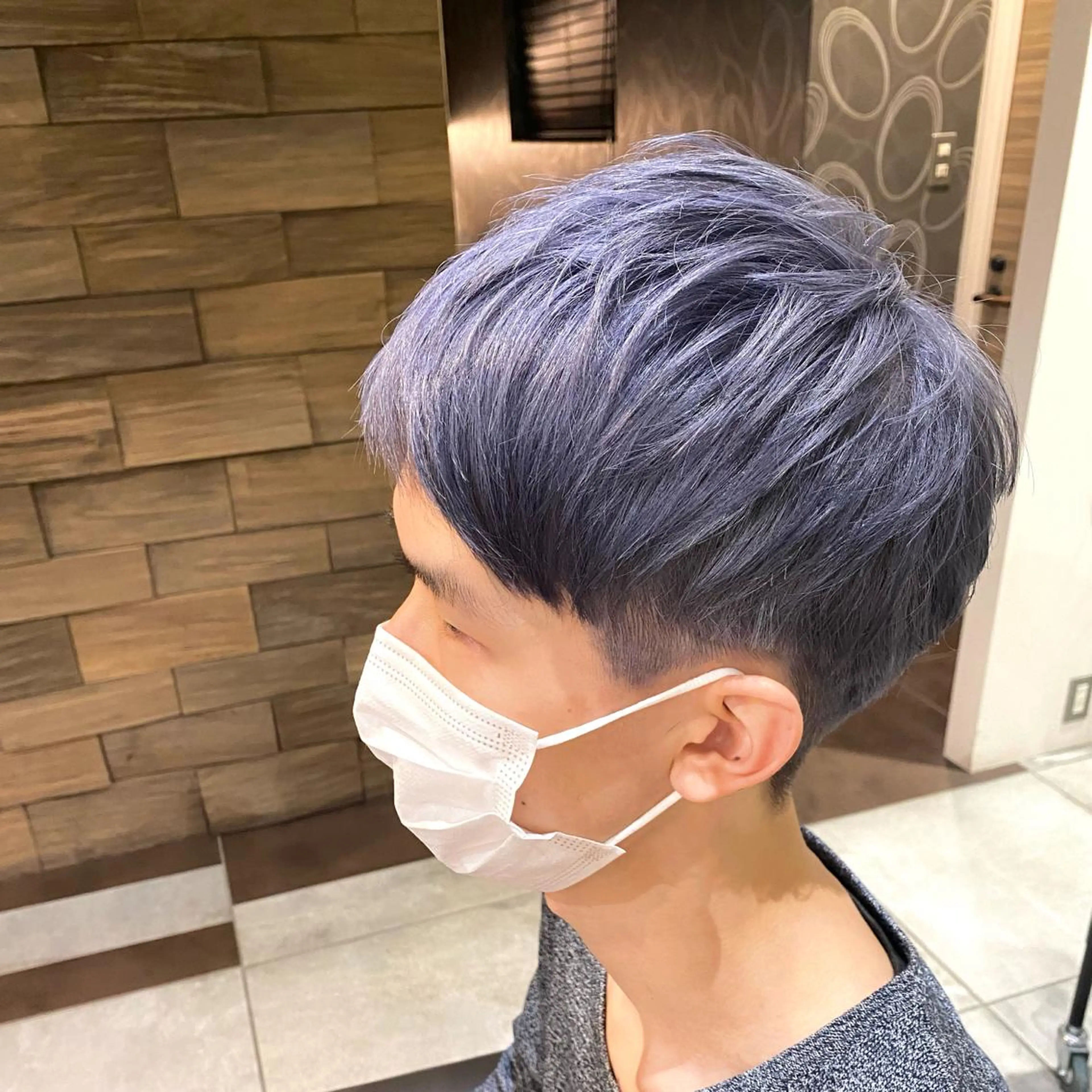 ショート キッズ アッシュ ヘアカラー 川越 輝梨奈のヘアスタイル