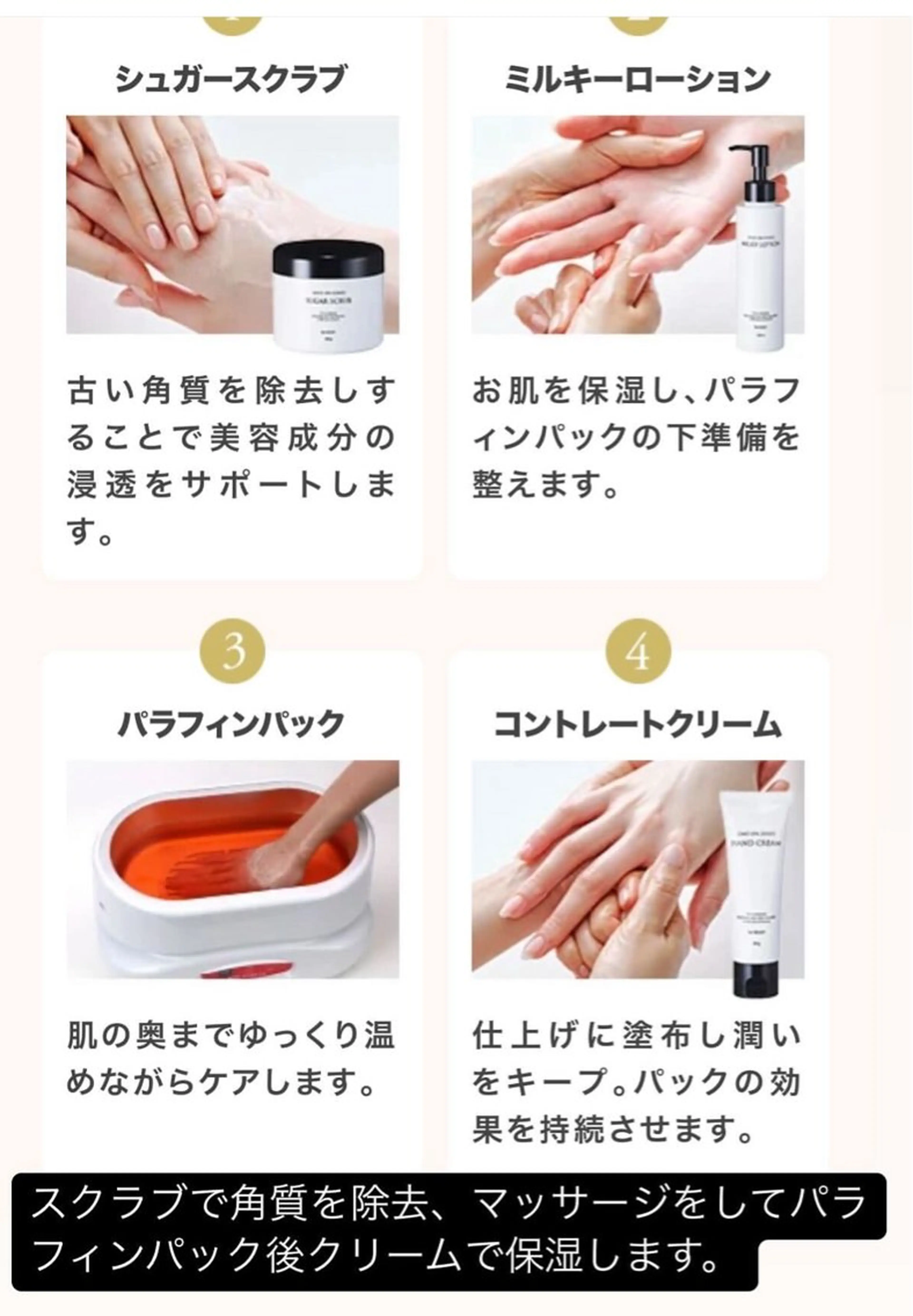 パラフィンパックの写真
