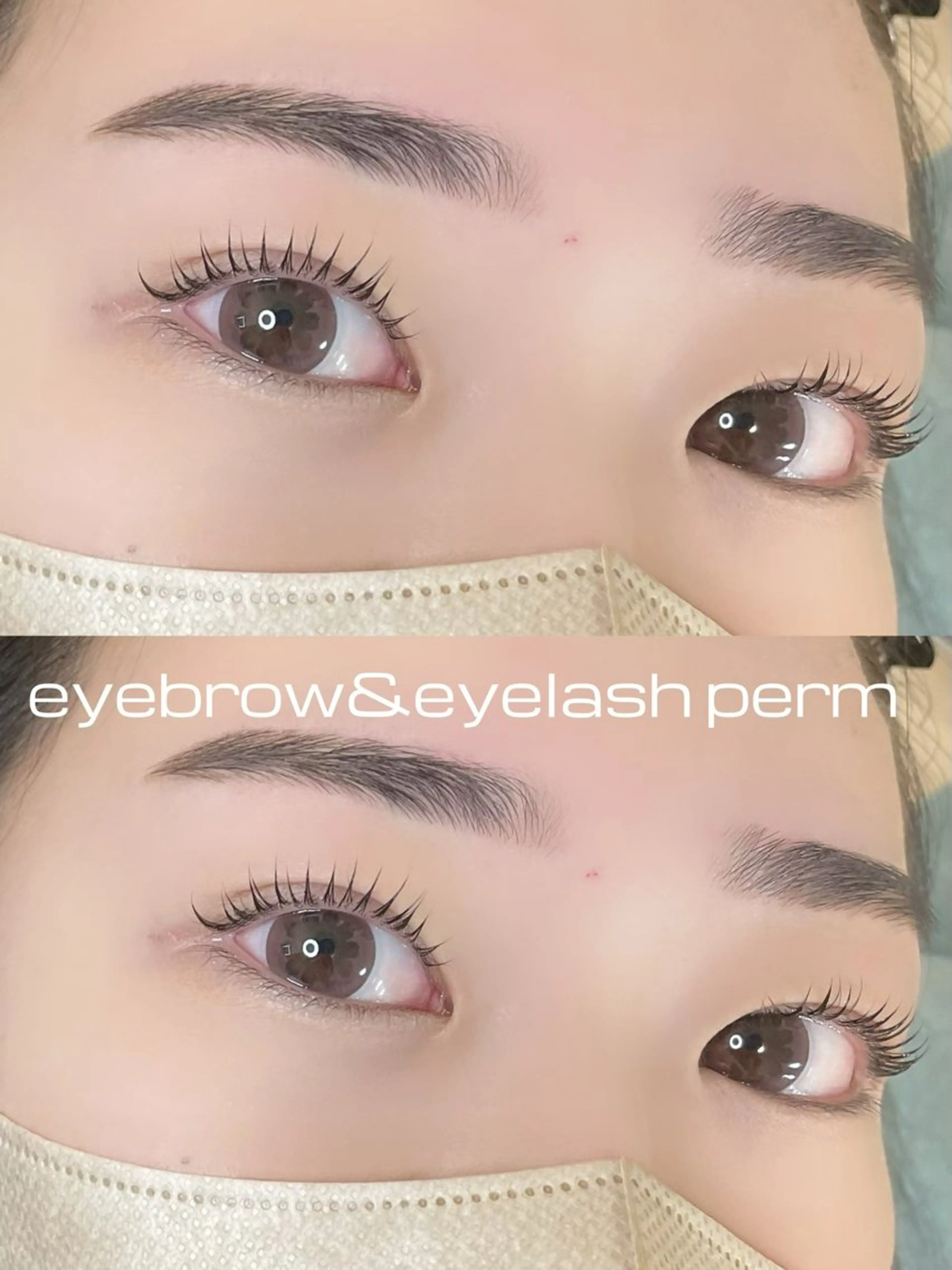 【12月限定】 眉毛wax+まつげパーマ🌟 (眉毛メイク、コーティング剤お仕上げ付き🎶)の写真