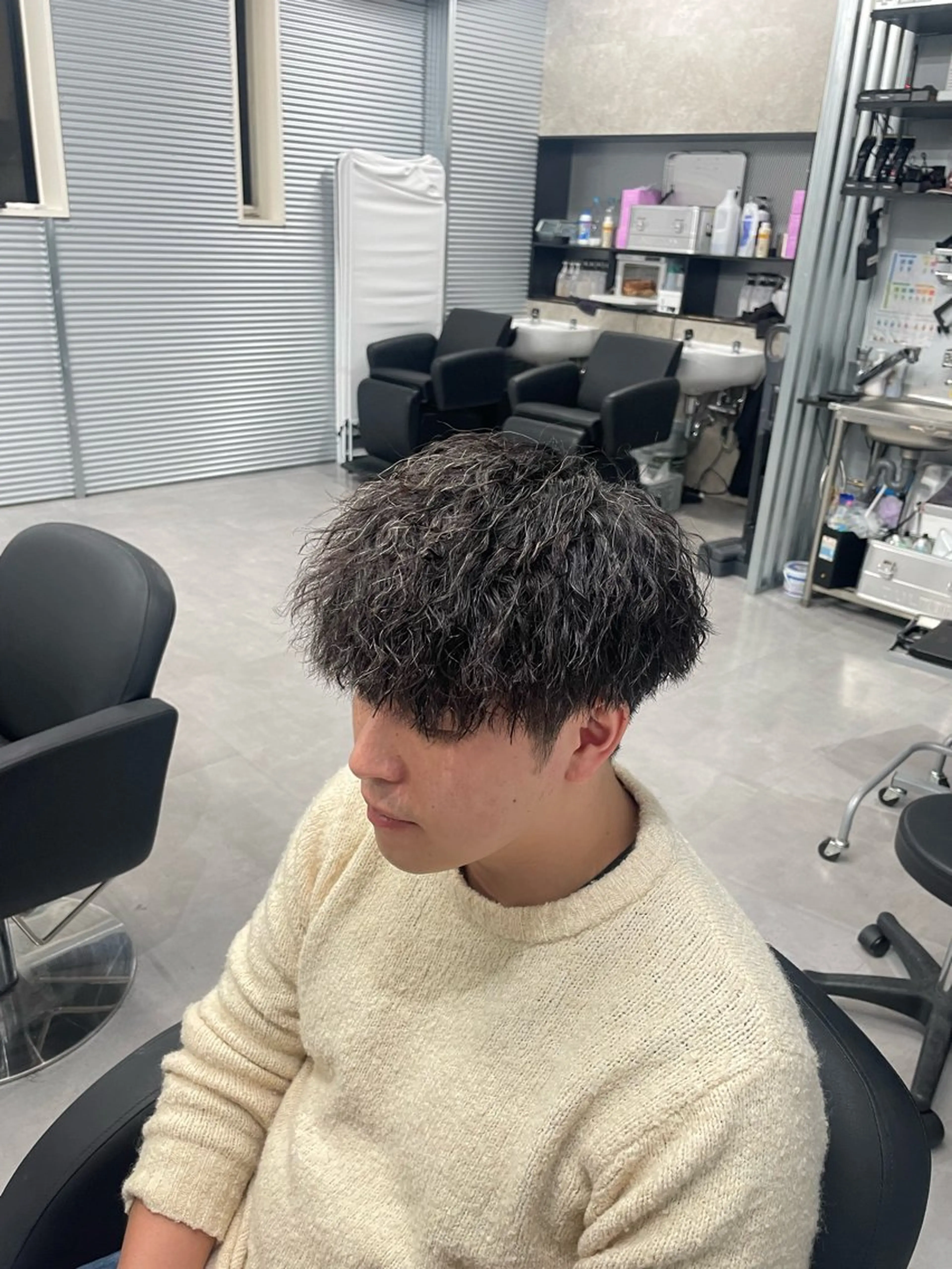 ショート パーマ メンズ HARU🐬メンズ 美容師🐬のヘアスタイル