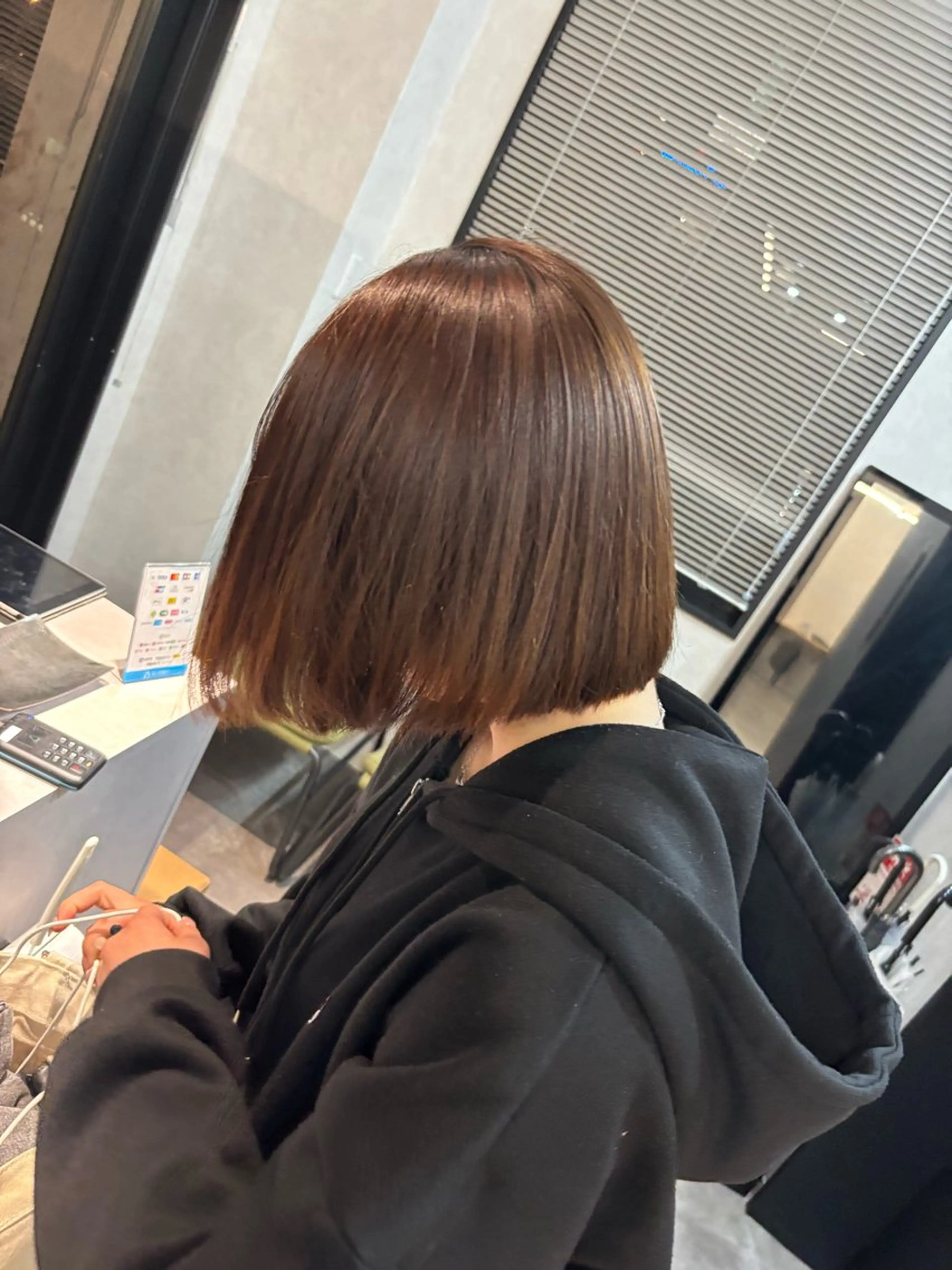 ミディアム ボブ エクステ/ハイトーン /ミサキのヘアスタイル