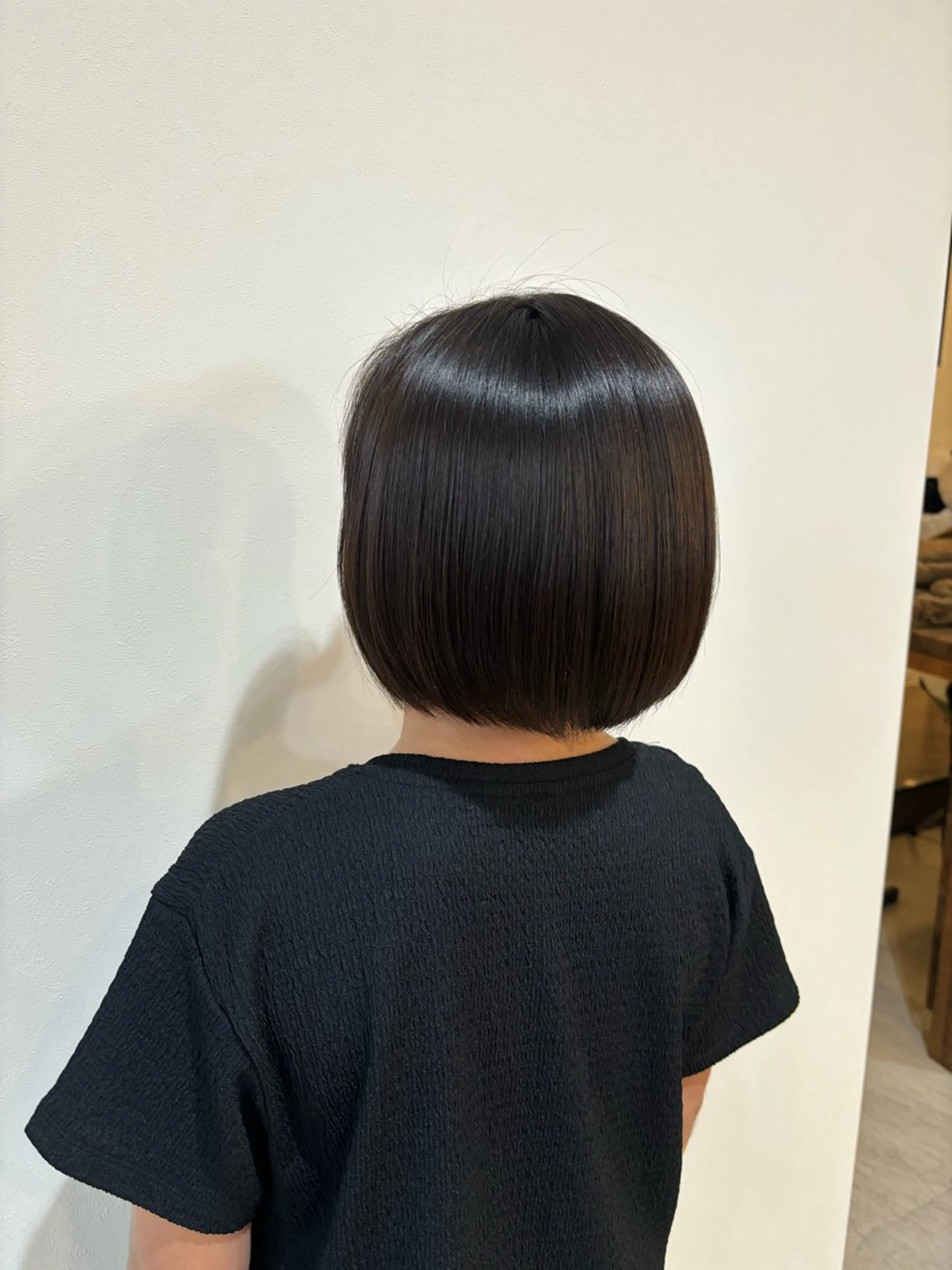ショート キッズ 縮毛矯正 山形 梨沙のヘアスタイル