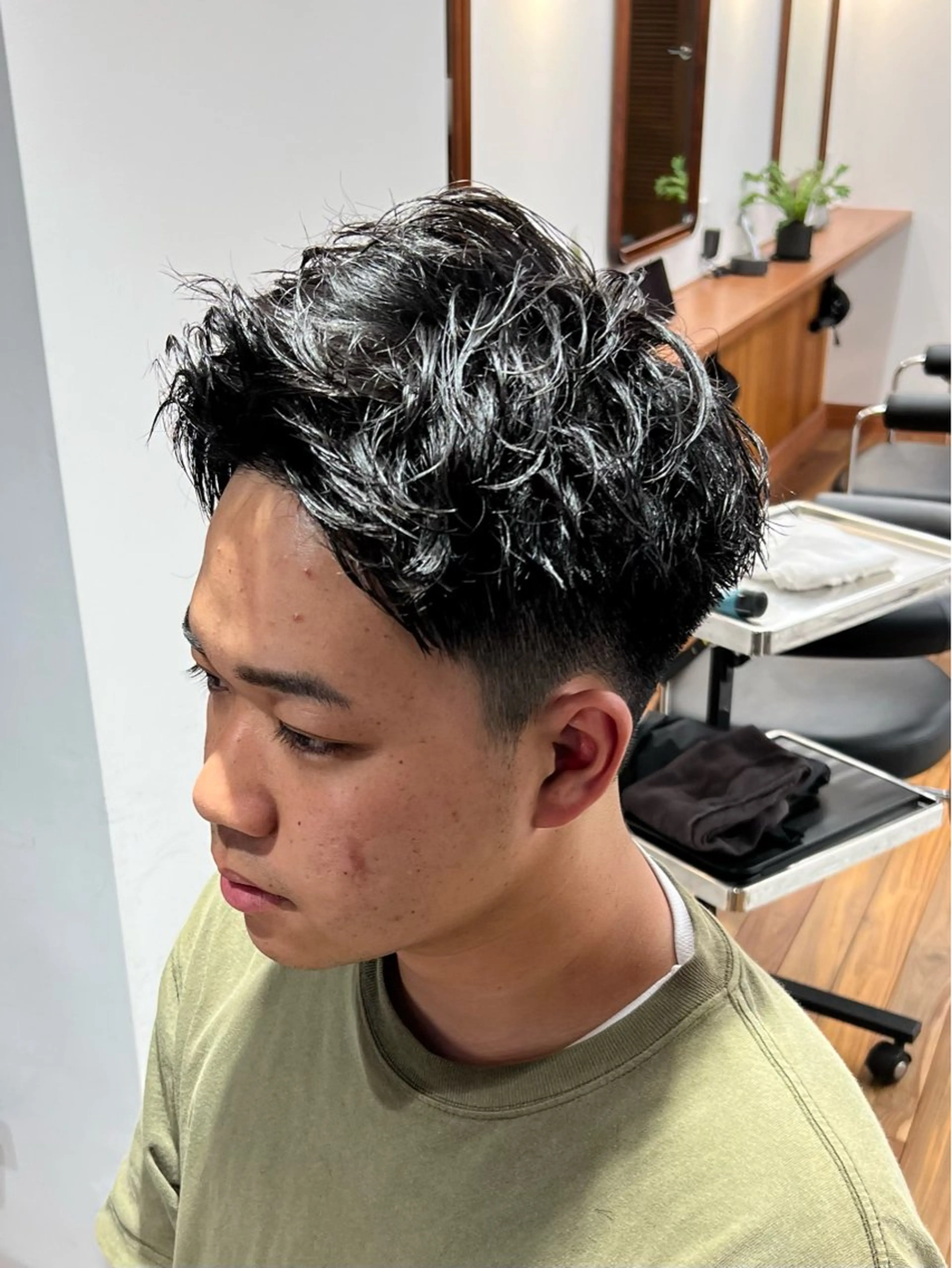 ショート メンズ メンズカット✂️ スキンフェード伊藤陸のヘアスタイル