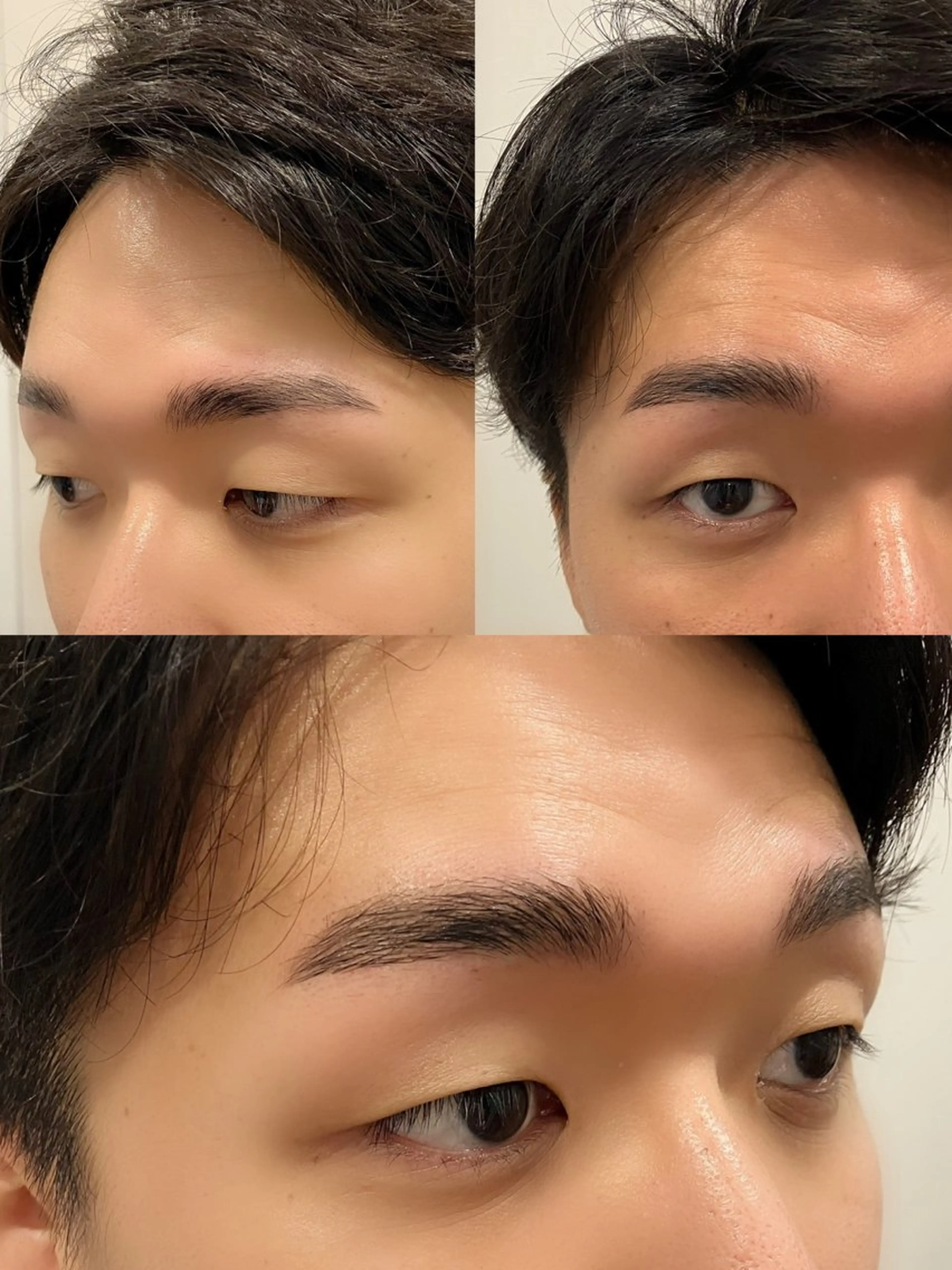 メンズ アイブロウ メンズパーマ 眉カット Hair&Make Nahoのマツエク・マツパデザイン