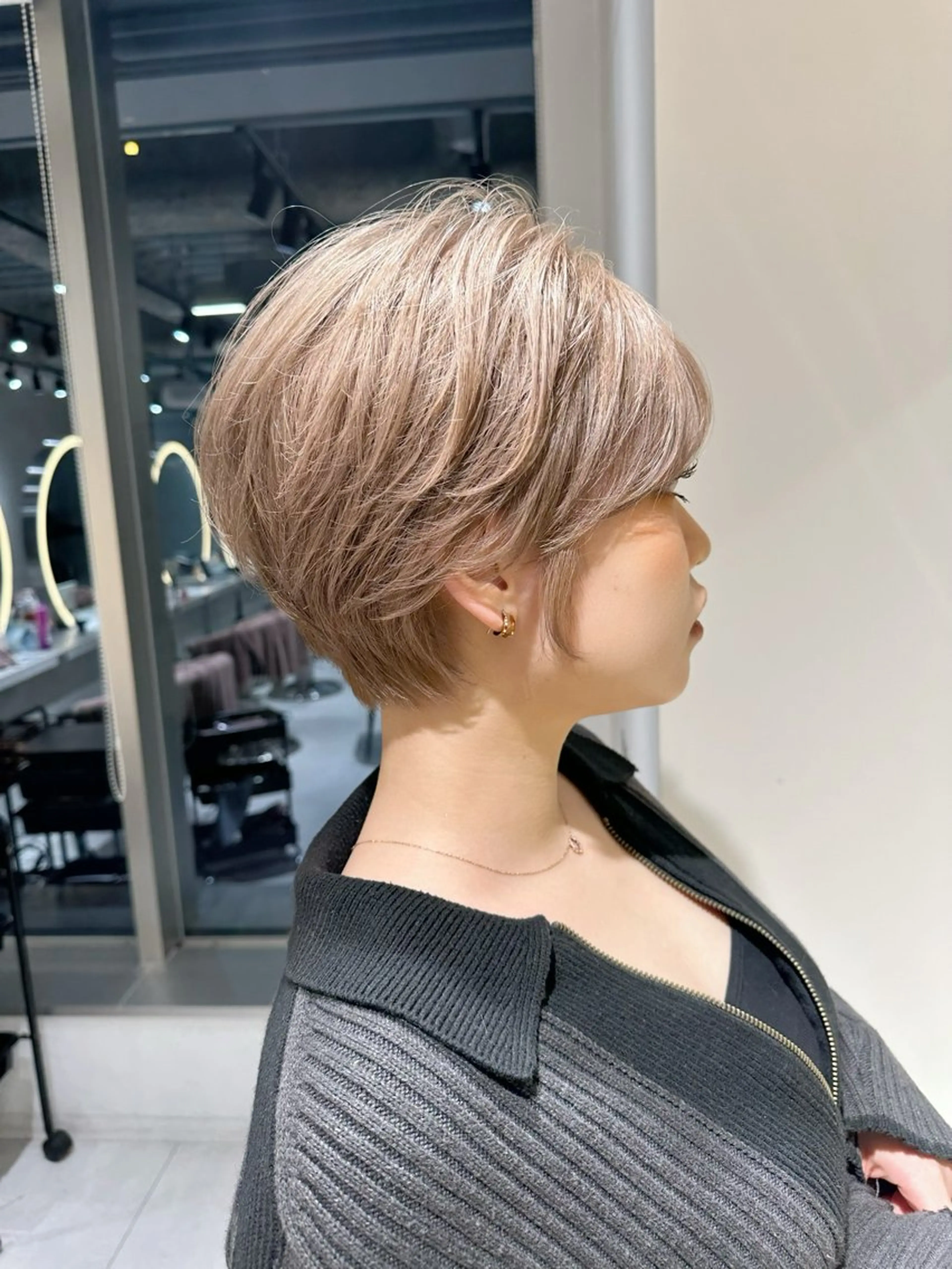 ショート カラー ヘアカラー ショート/レイヤー 髪質改善/加納のヘアスタイル