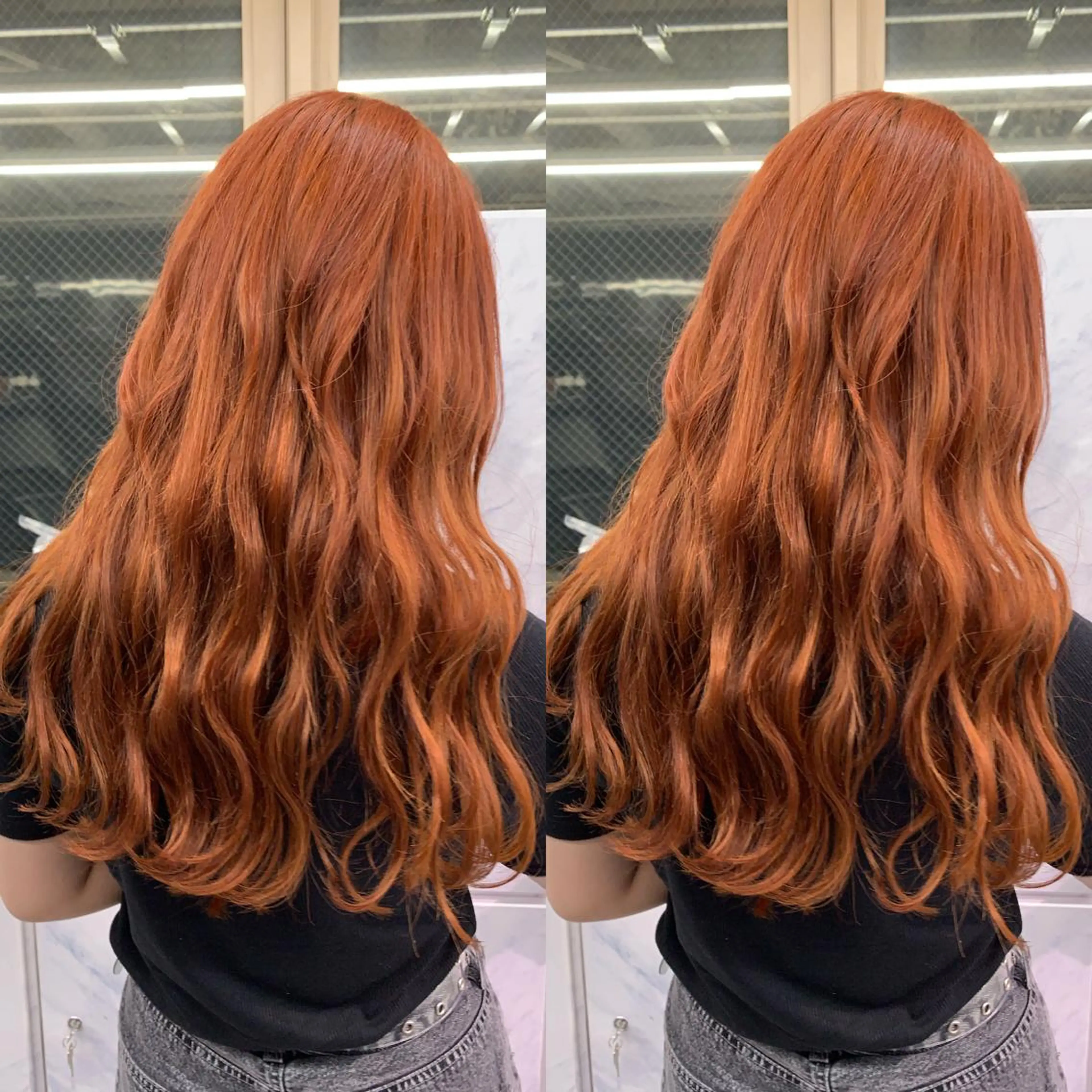 🦋プルエクステ付けたまま艶カラー🦋＋エクステ専用トリートメントの写真