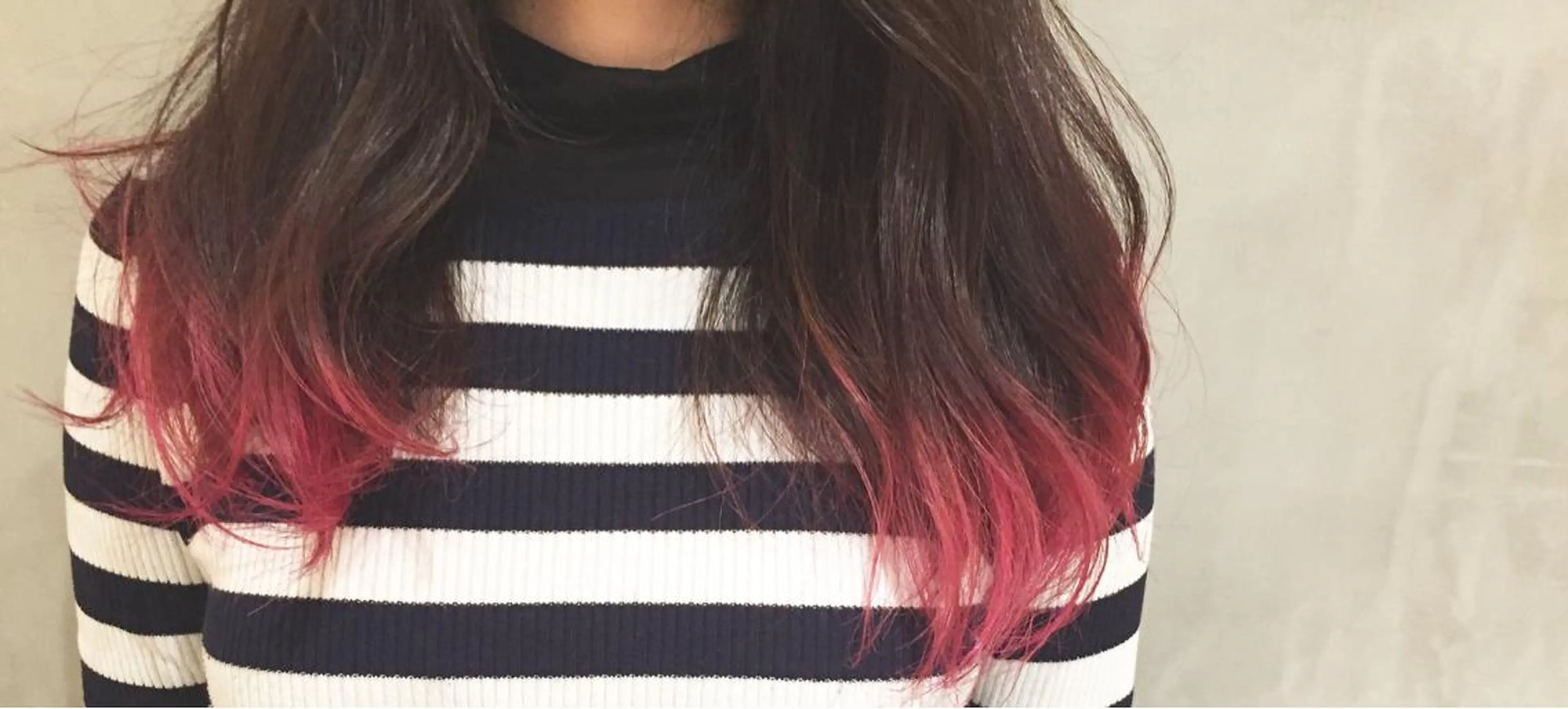 ミディアム カラー ピンクカラー 大西 直人のヘアスタイル