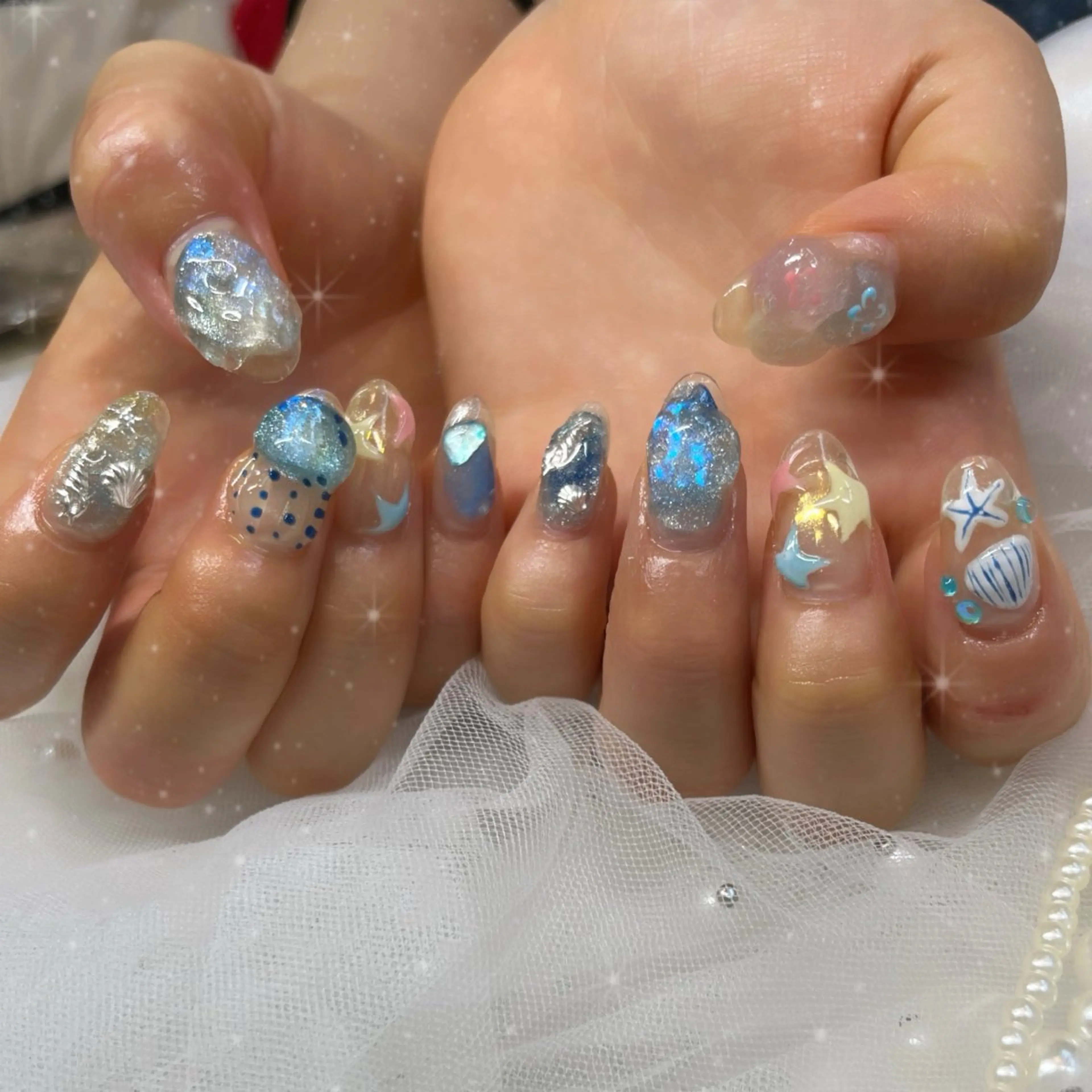 ネイル アートネイル ハンドネイル ブルーデイジー栄本店所属・BlueDaisy 栄本店のネイルデザイン