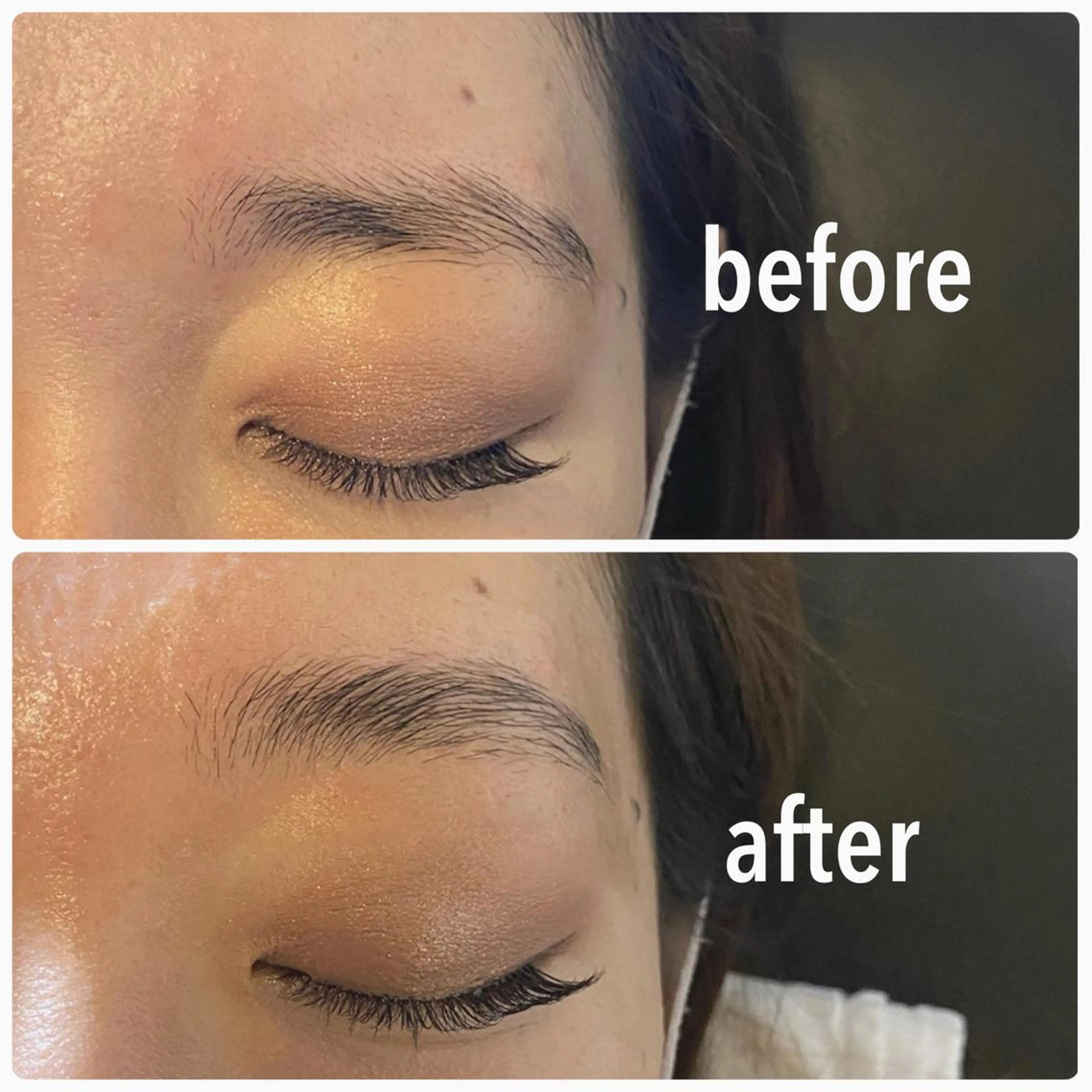 アイブロウ putri店長 和田鈴采のヘアスタイル